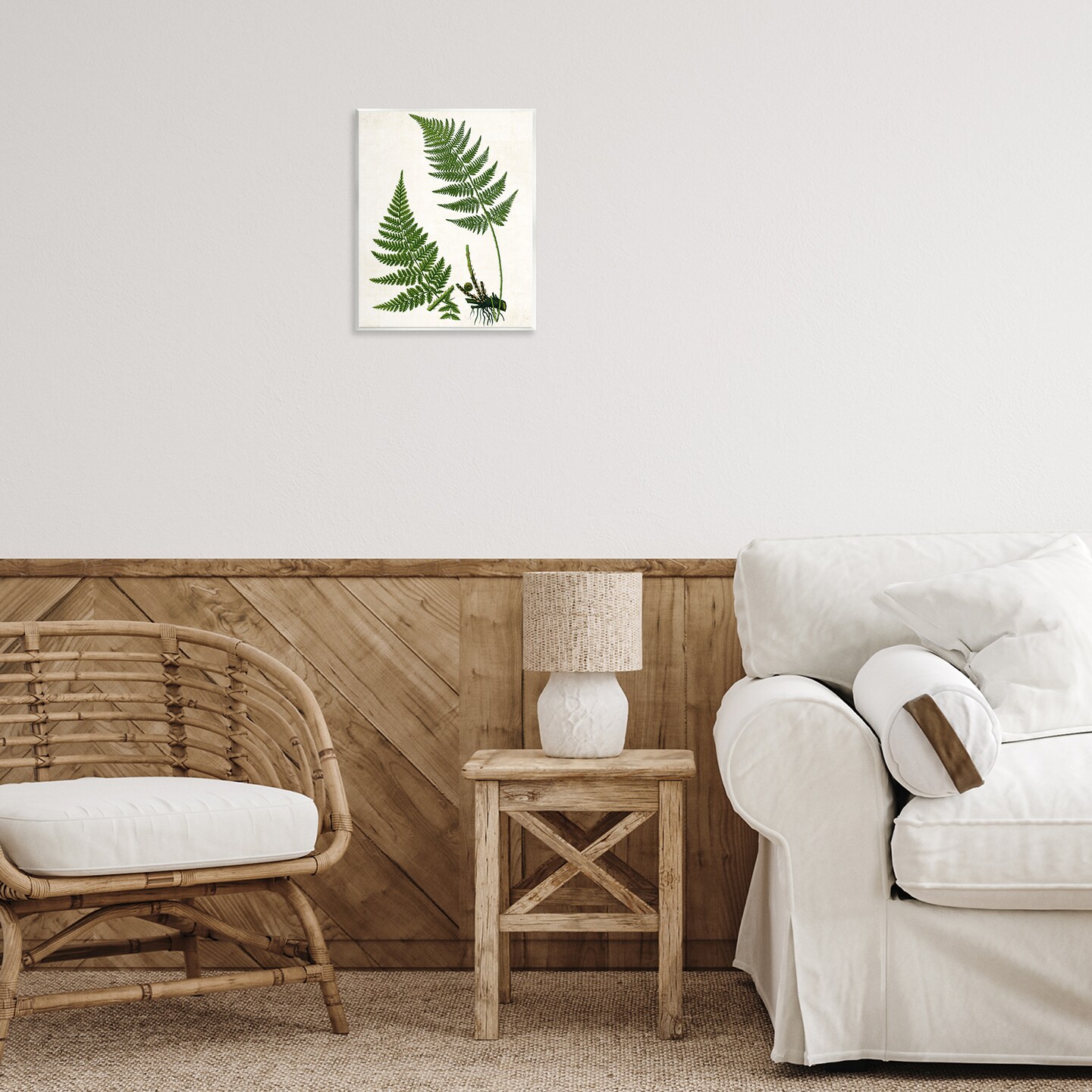 Stupell Industries Two Ferns Nature Study Wall Plaque Art Design by Susan Arnot