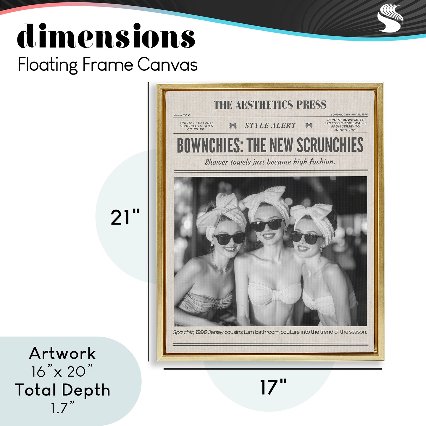 Stupell Industries The Aesthetics Press Magazine Floating Frame, design by A Barefoot Stylist