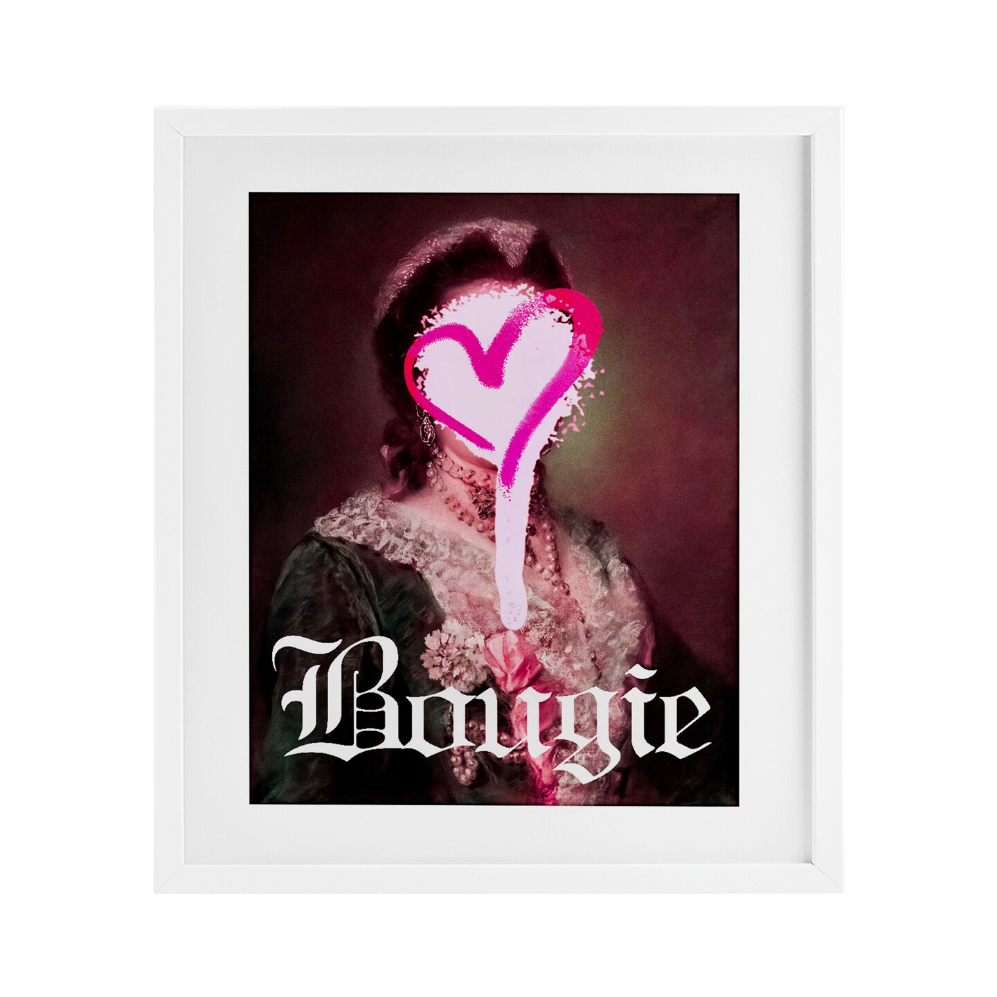 Stupell Industries Bougie Classical Portrait Framed Print Under Glass, design by Lil' Rue