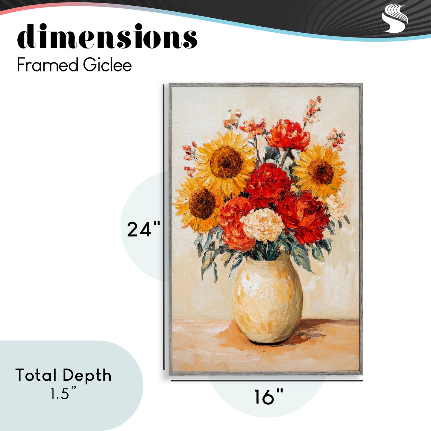Stupell Industries Charming Bouquet of Fall Framed Giclee, design by Petal Prints Design
