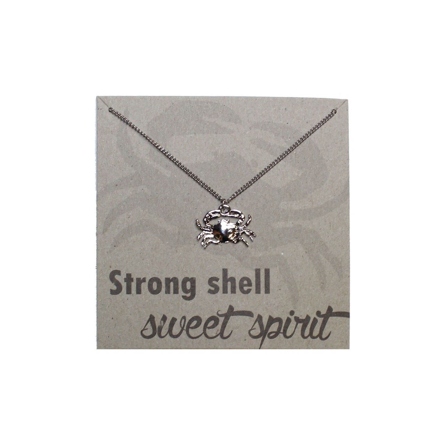 Silver Crab Necklace