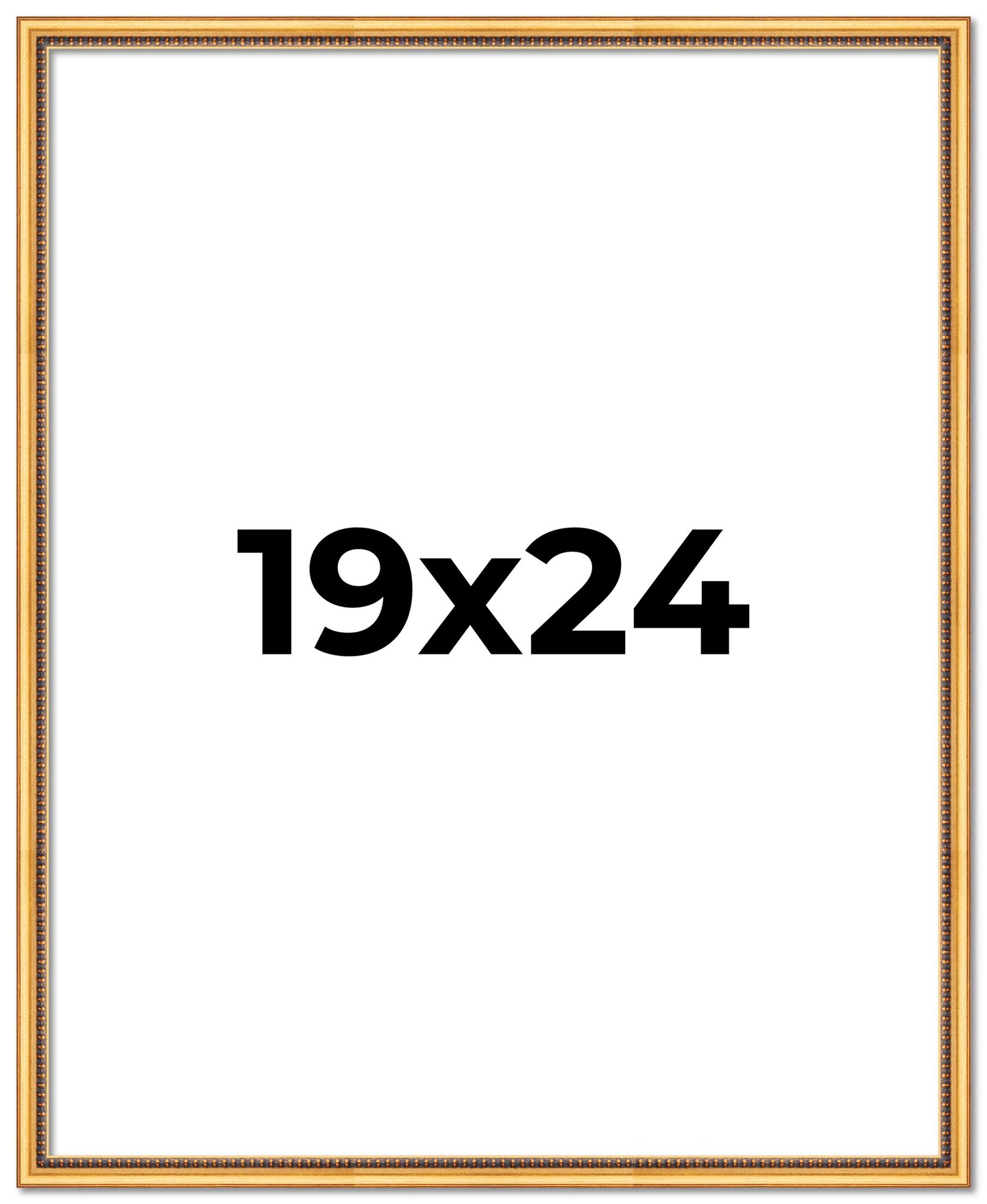 Classic Modern Gold Picture Frame - UV Acrylic, Foam Board Backing, Hanging Hardware