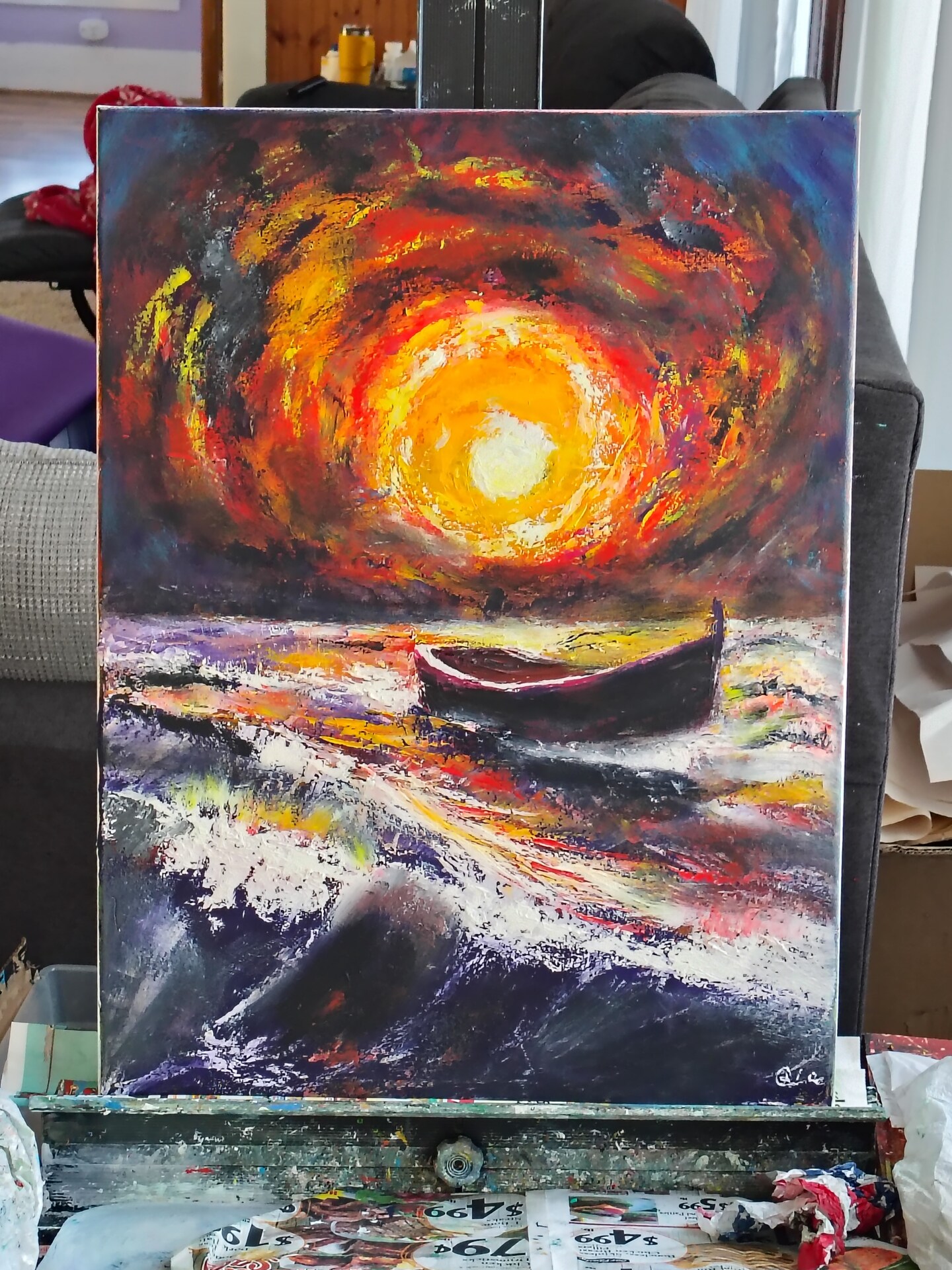 Original Oil Painting Unframed on Canvas 18x24 | MakerPlace by
