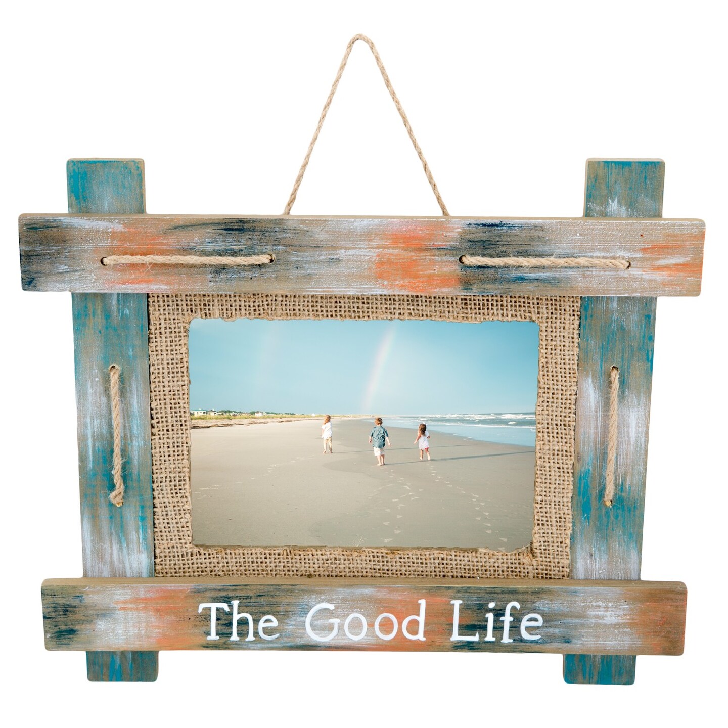 GOOD LIFE 5x7 Frame with Burlap
