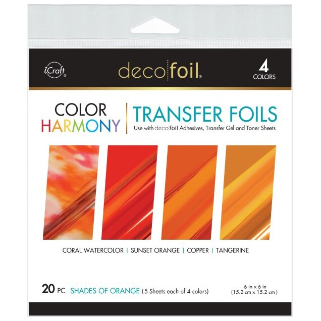 Deco Foil Harmony Foil Pack 6&#x22;X6&#x22; 20/Pkg