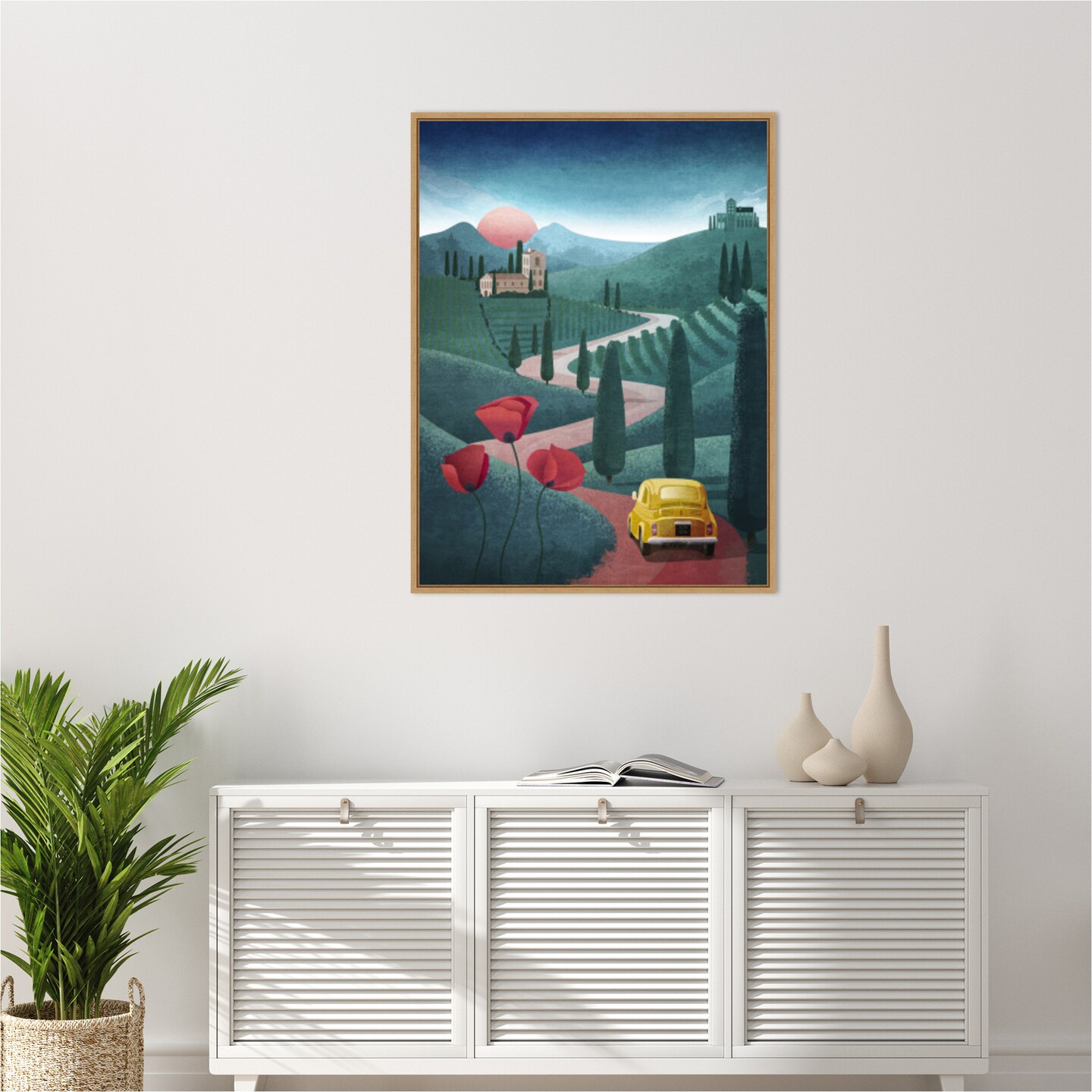 Tuscany by Emel Tunaboylu Framed Canvas Wall Art