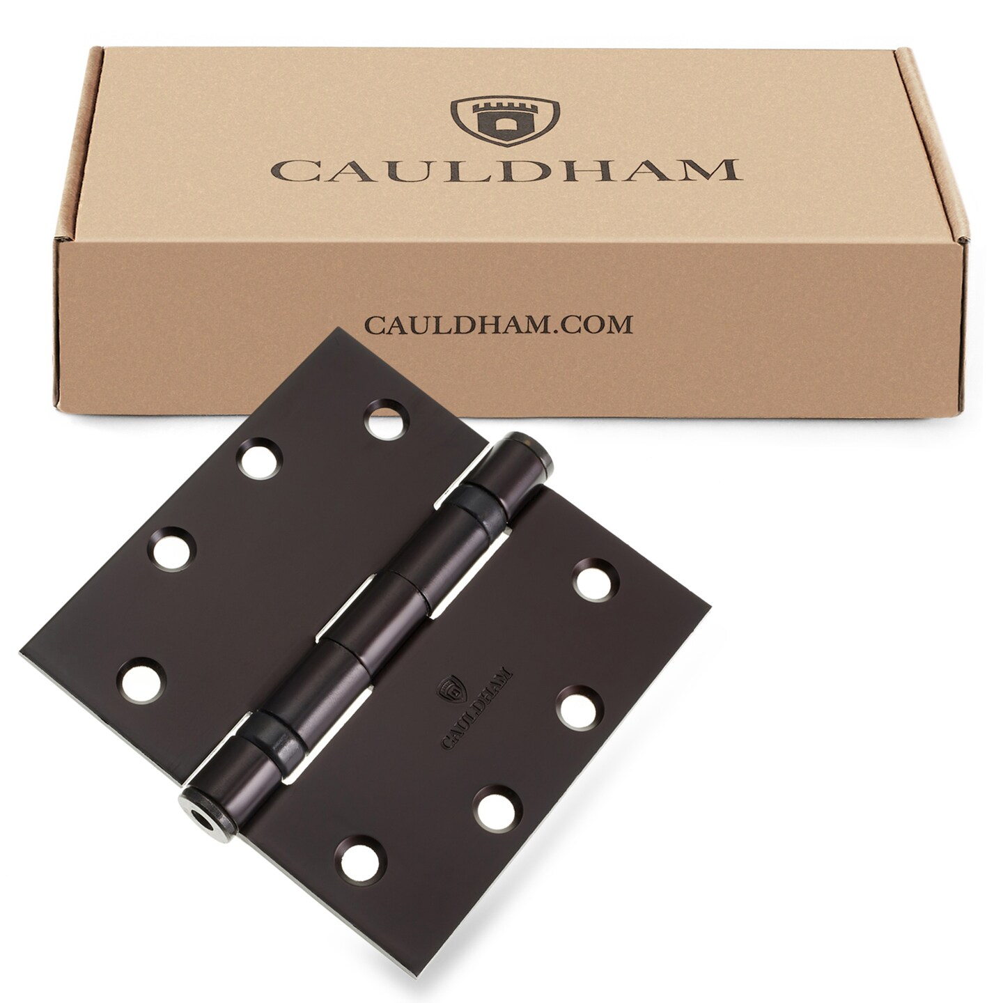 Cauldham (3 Pack) Commercial-Grade&#xA0;4-1/2&#x22; Full Mortise Ball-Bearing Door Hinges