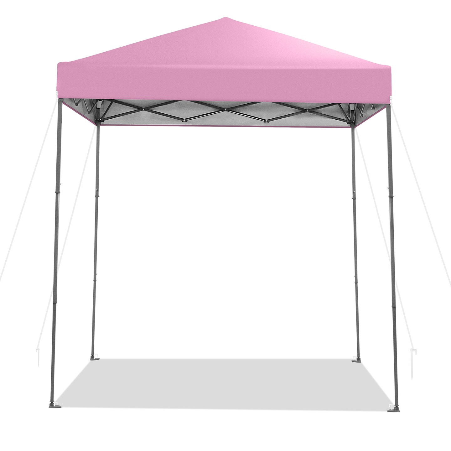 6.6x6.6 Ft Portable Pop Up Canopy Tent with Carry Bag Quick Setup Outdoor Shelter with UV Protection