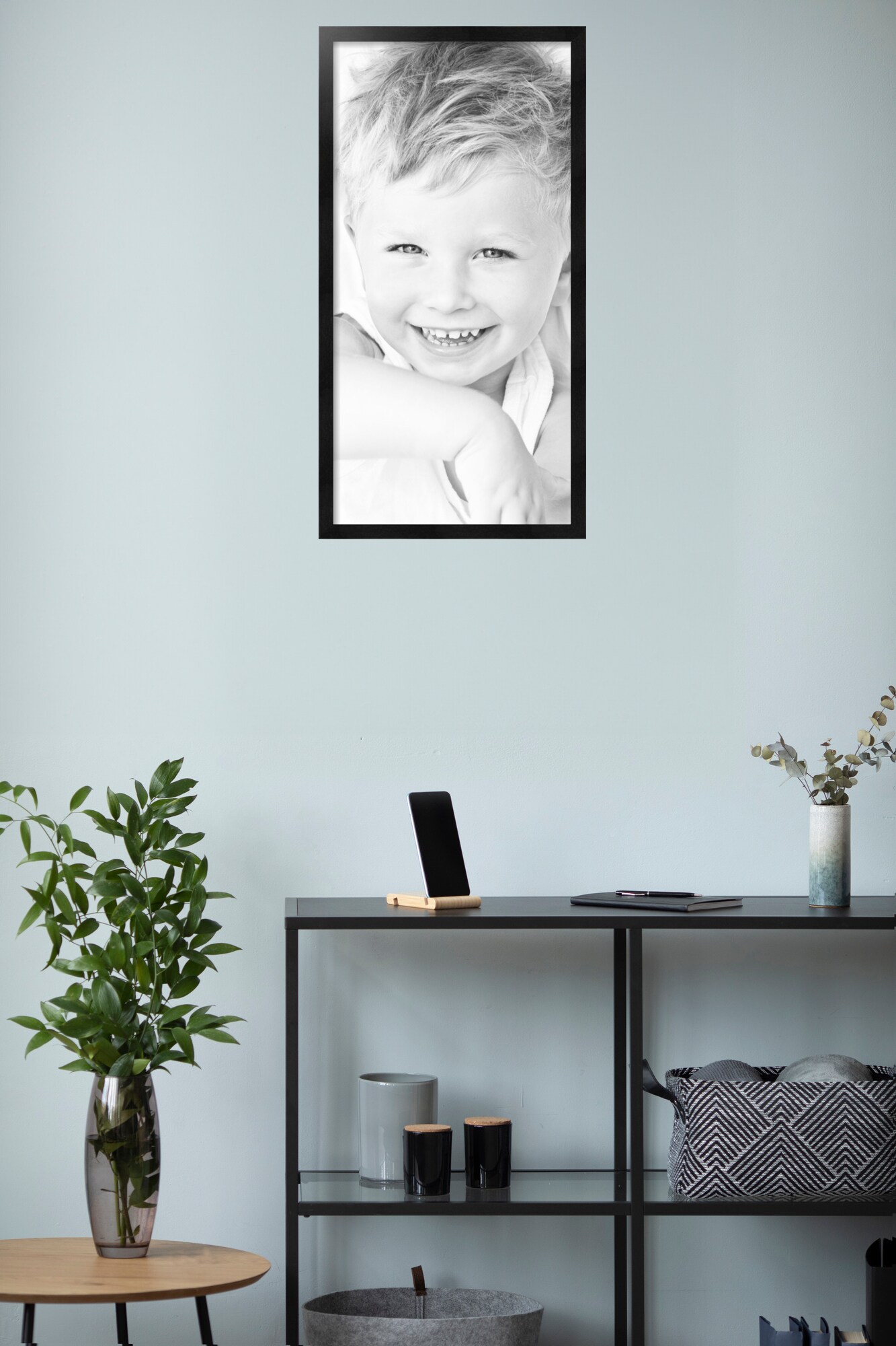 ArtToFrames 16x32 Inch Picture Frame, This 1.00 Inch Custom Wood Poster Frame is Available in Multiple Colors, Great for Your Art or Photos - Comes with Economy Acrylic and Corrugated Backing (A69MI)