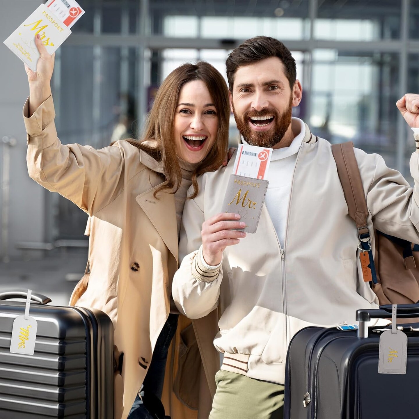 Wedding Gifts for Bride and Groom, Engagement Gifts for Couples, Mr and Mrs Anniversary Honeymoon Holiday Travel