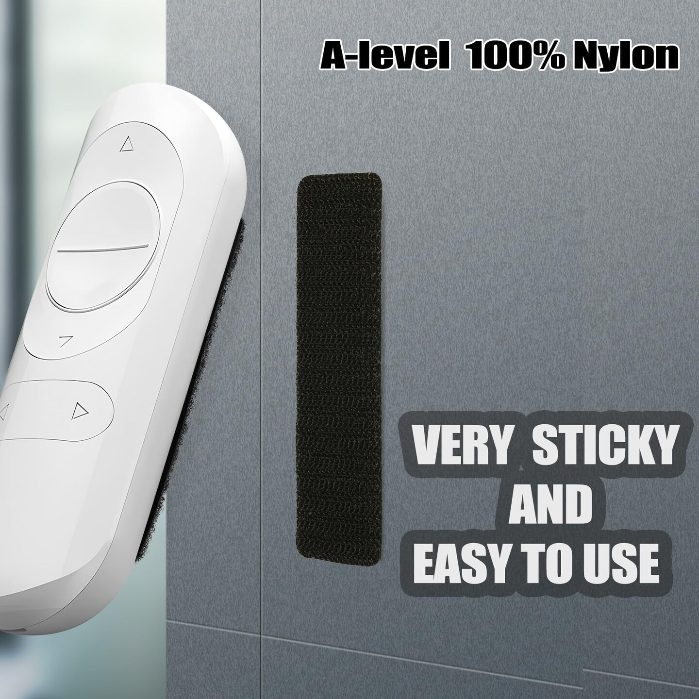 40Sets-1x4 inch Hook&#x26;Loop Strips with Adhesive, Black Command Strips with Backing, Heavy Duty Adhesive Fasten Mounting Tape for Home Office School and Crafting