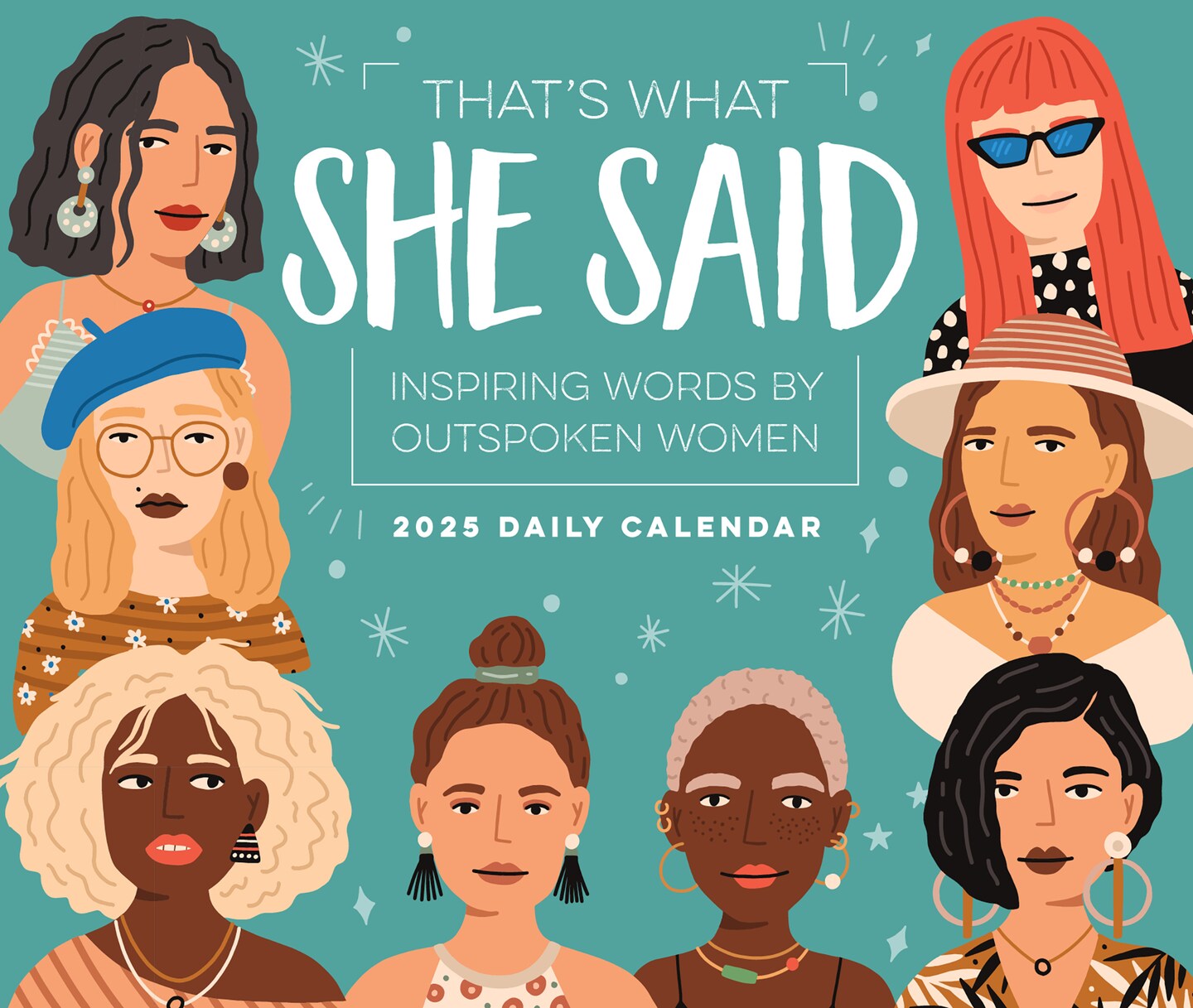 That&#x27;s What She Said 2025 Box Calendar, Daily Inspiring Words from Women Desktop