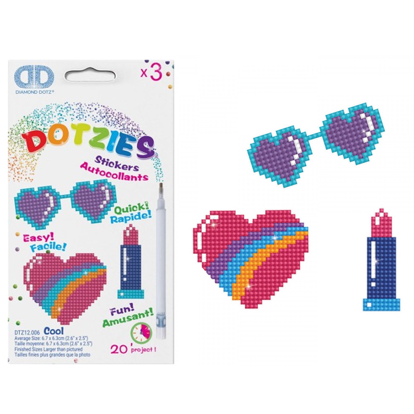 Diamond Dotz Kits - COOL Diamond Painting Artwork Kit Diamond Painting Kits, Diamond Art Kits for Adults, Gem Art, Diamond Art, Diamond Dotz Kits