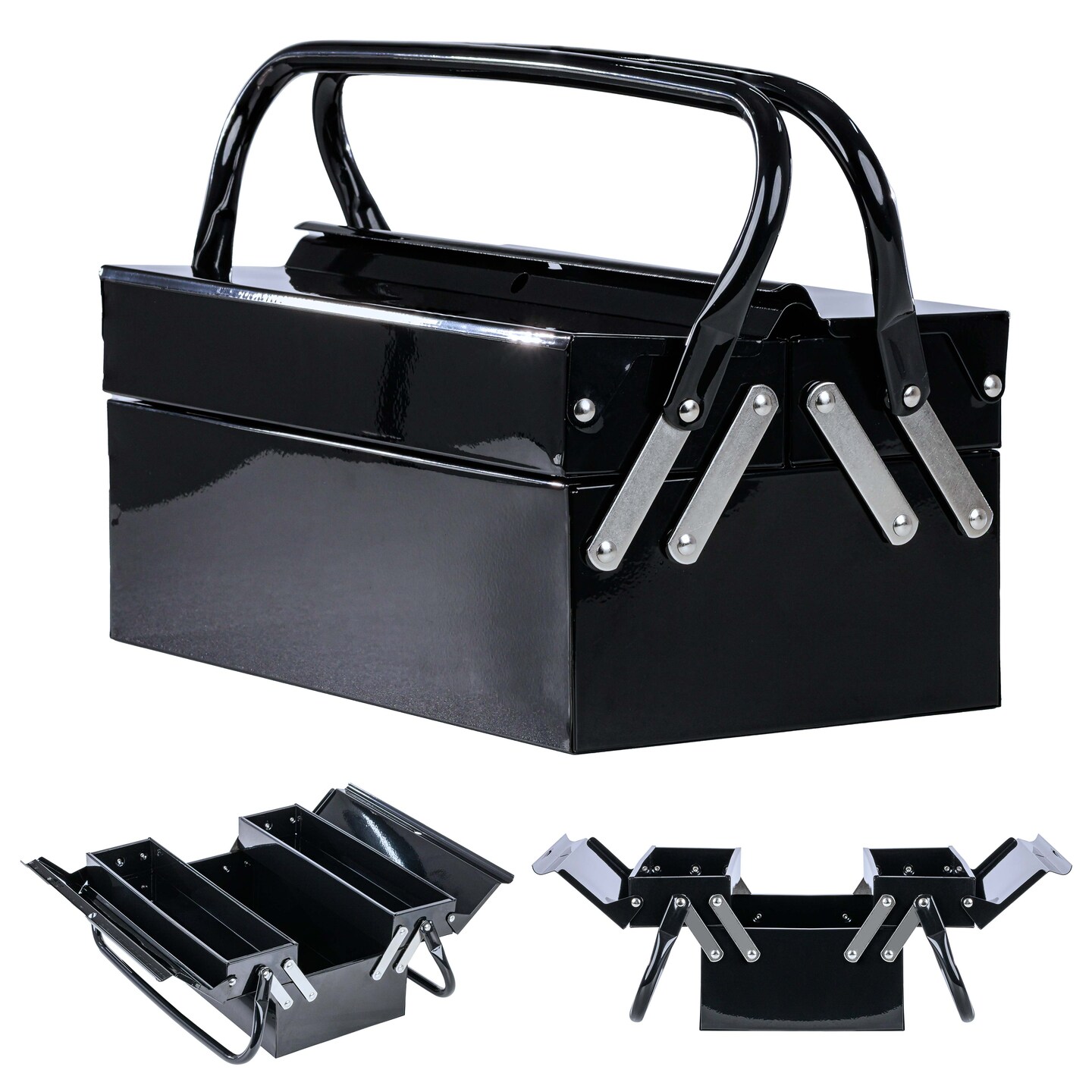 Pinstriping Deluxe Box Kit - 5 Colors, Tape, Reducer, Brushes, Mix Sticks and Mixing Cups - Storage Box