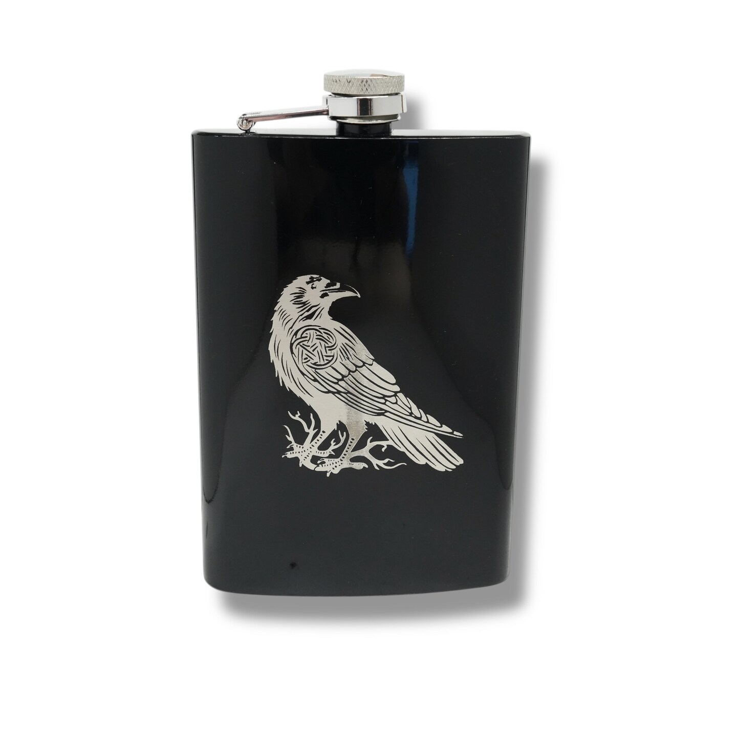 8oz Crow Raven Flask