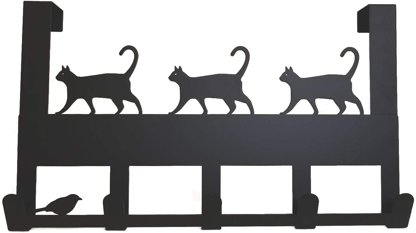 Mango Steam Over-The-Door Organizer Hanger for Towels, Hats, Hoodies, Coats, Backpacks, & Keys