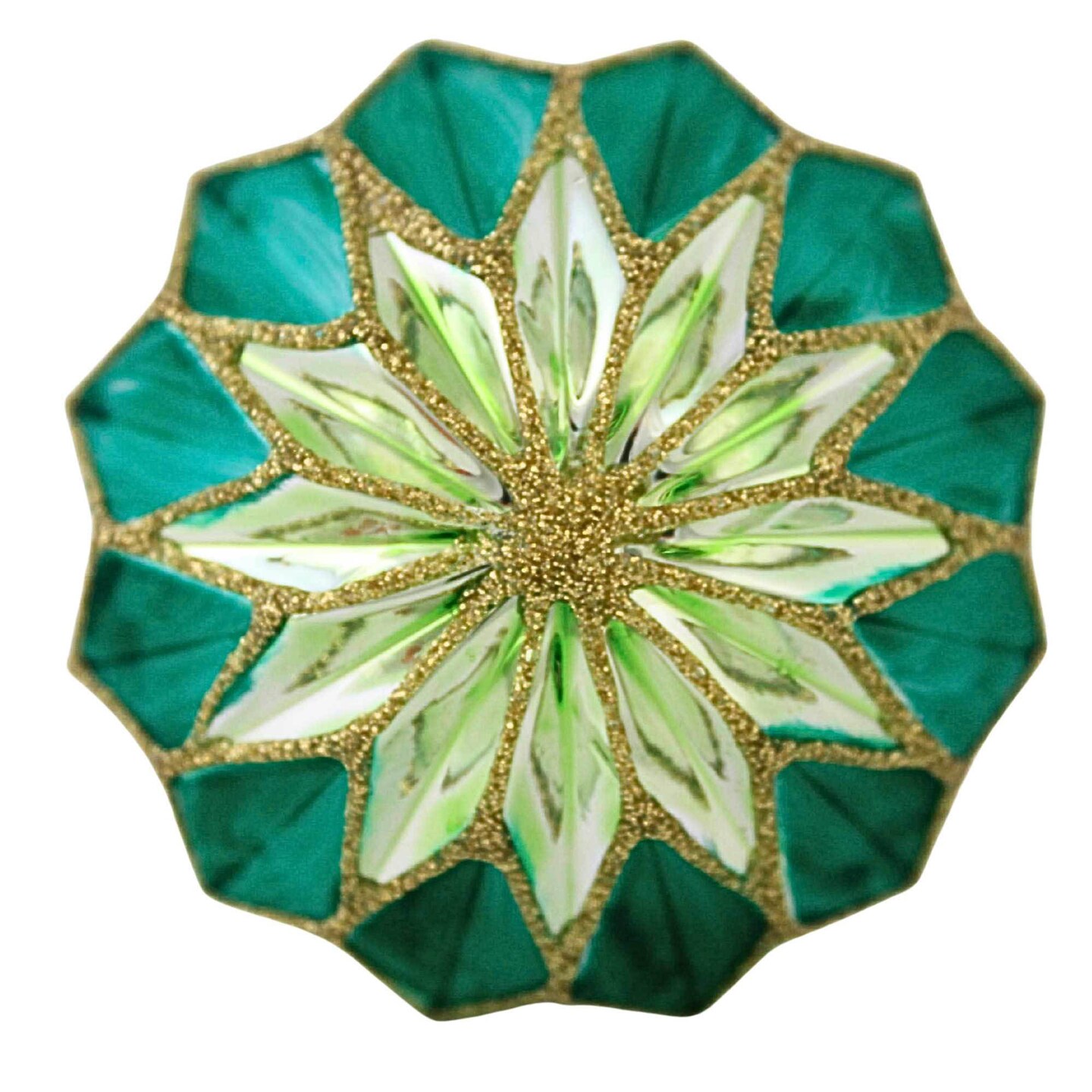 Cody Foster 3.5 Inch Midcentury Diamond Baubles Large Christmas Tree Ornament , Christmas Decor Honeycomb Waffle Mid-Century