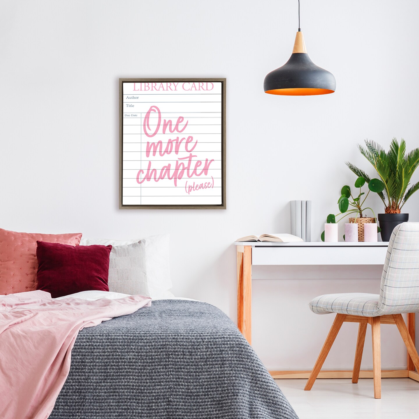 Stupell Industries One More Chapter Please Floating Frame, design by Emily Dumas