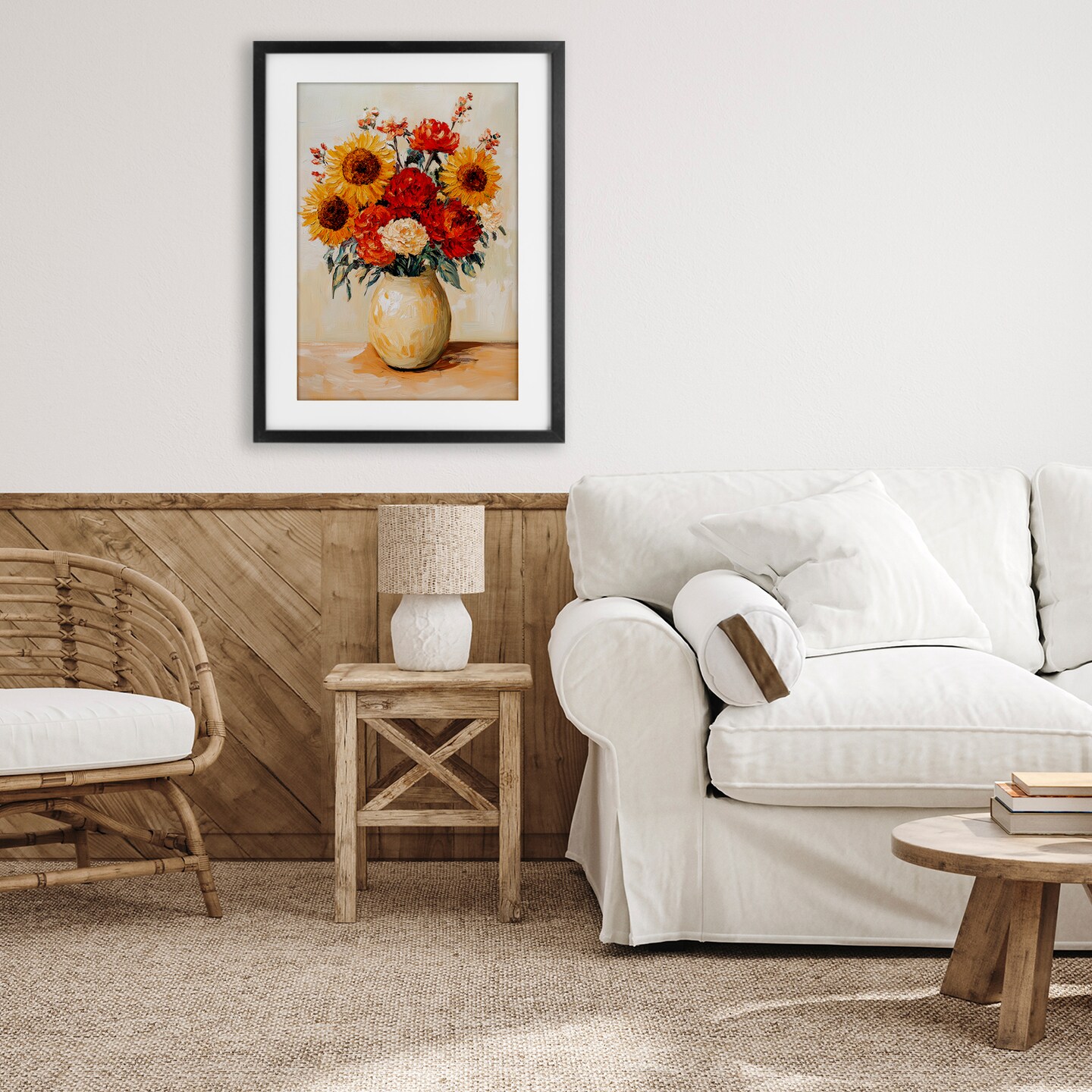 Stupell Industries Charming Bouquet of Fall Framed Print Under Glass, design by Petal Prints Design