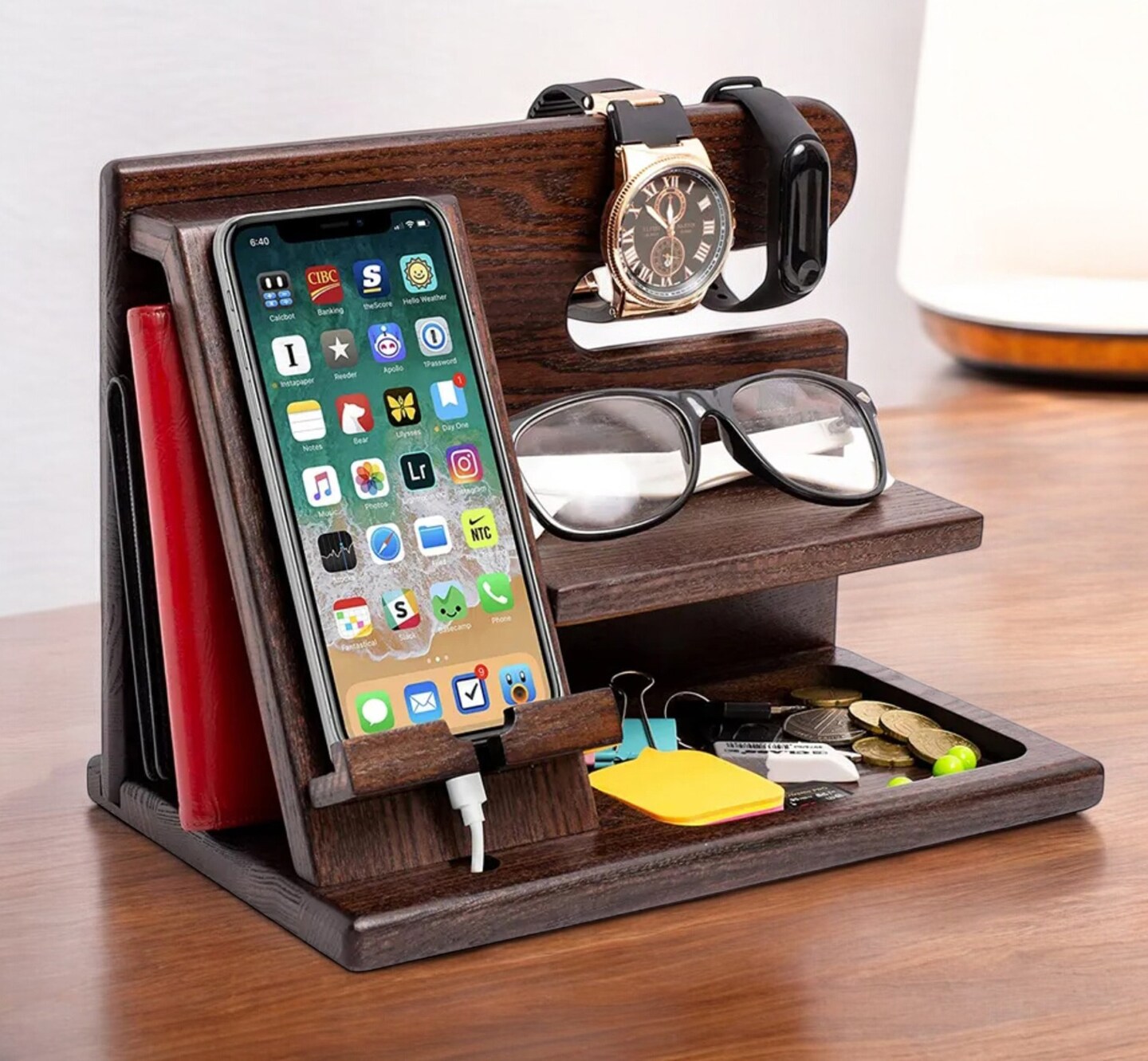 Docking Station Organizer For Keys And Wallet Phone Wallet Keys