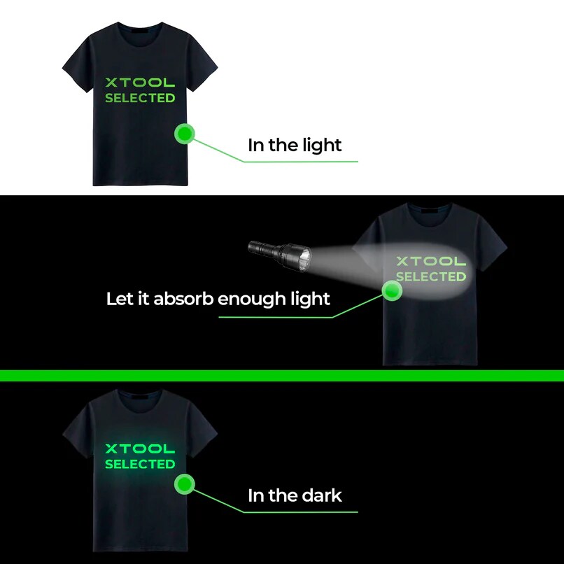 Glow in the Dark Heat Transfer Vinyl