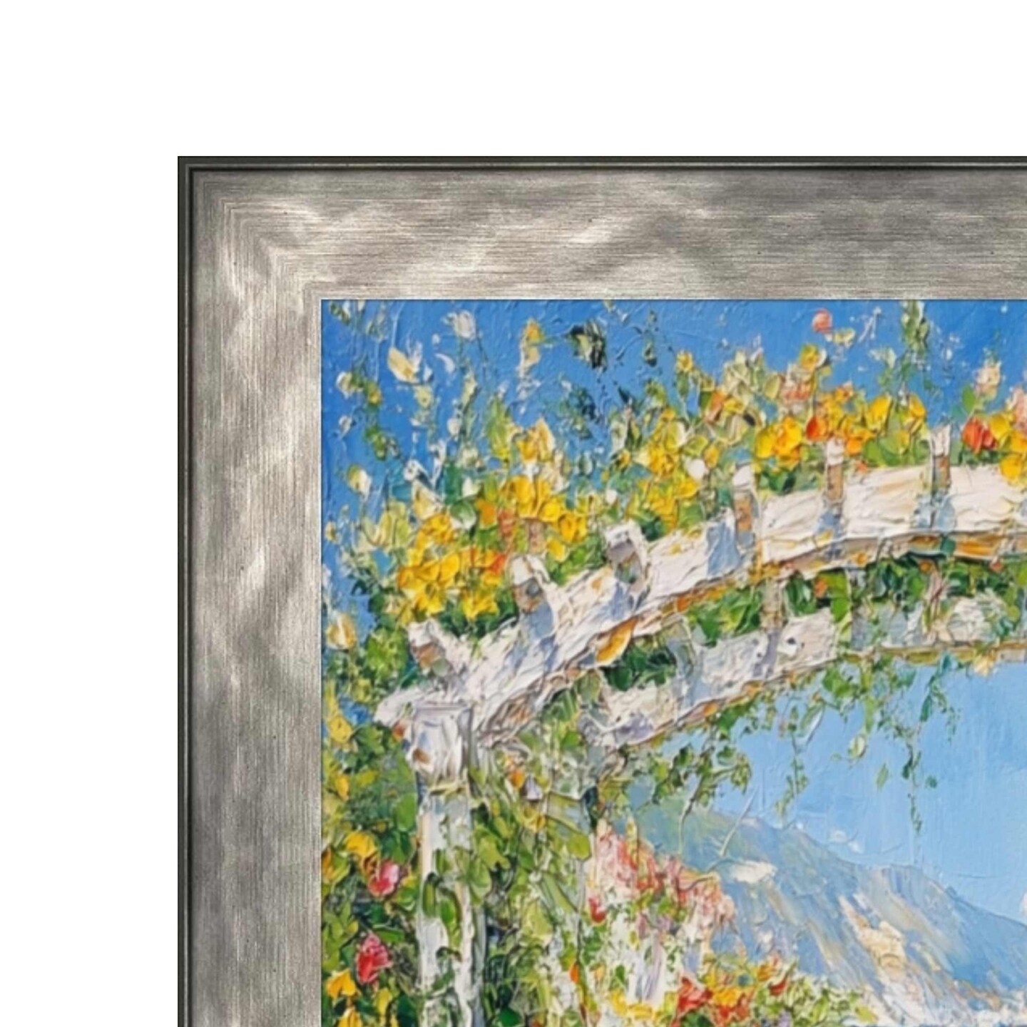 Gunmetal Slope Silver Pewter Picture Frame 11x11 frame