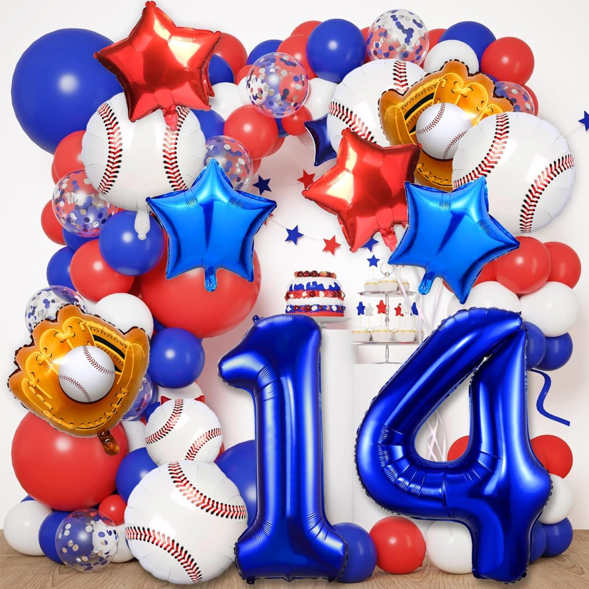 Baseball Balloons Birthday Decorations for Boys 6th Birthday Dodgers Balloons