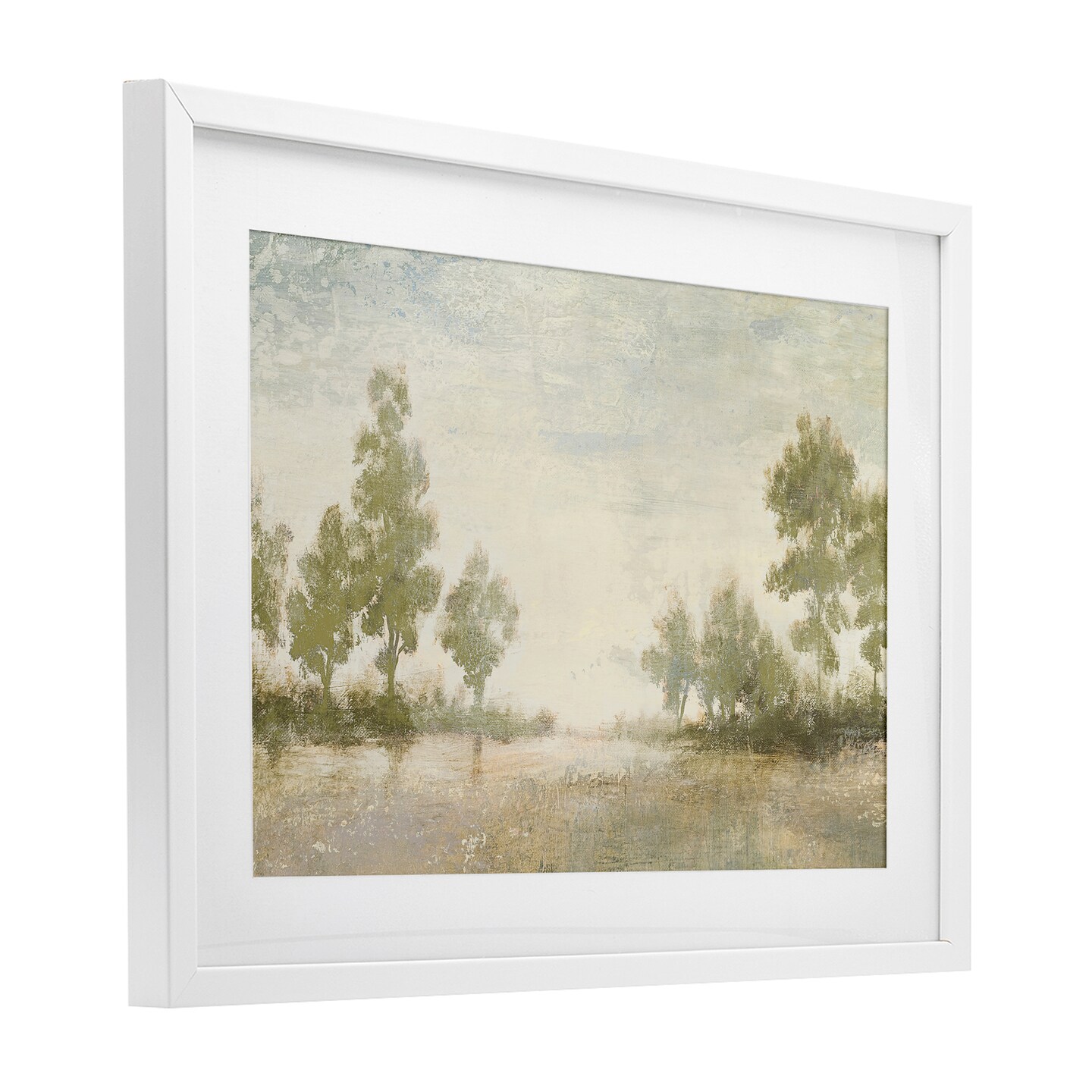 Stupell Industries Forest Light Distant Valley Framed Print Under Glass, design by Michael Marcon