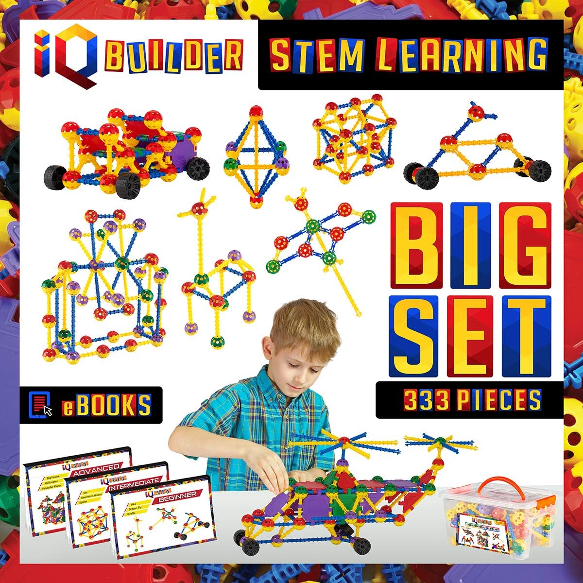 STEM Learning Toys Fun Educational Building Blocks Toy Set