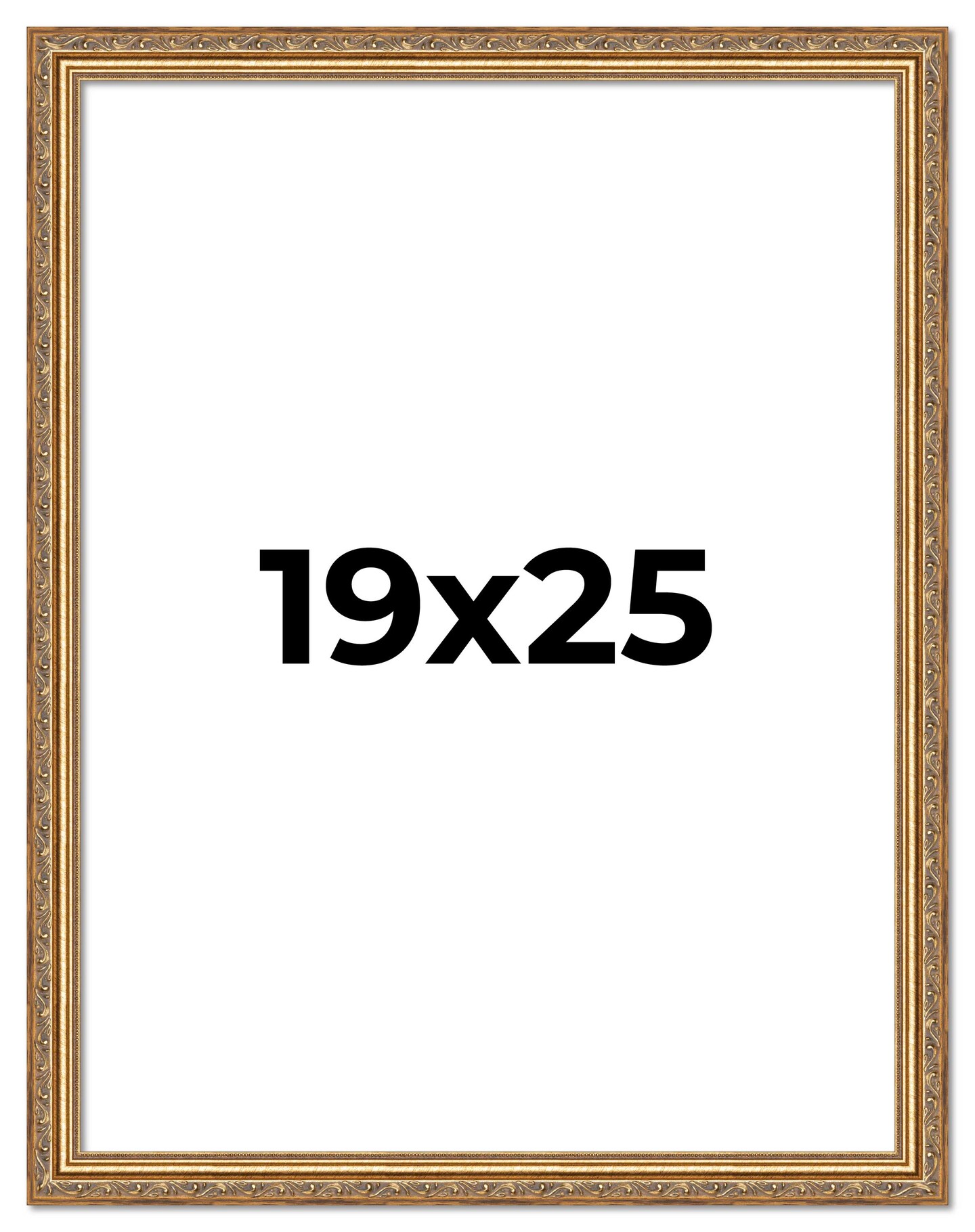 19x25 Museum-Quality Picture Frame with UV-Resistant Acrylic & Acid-Free Backing, Available in 4 Finishes - Gold, Silver, Bronze, and Black