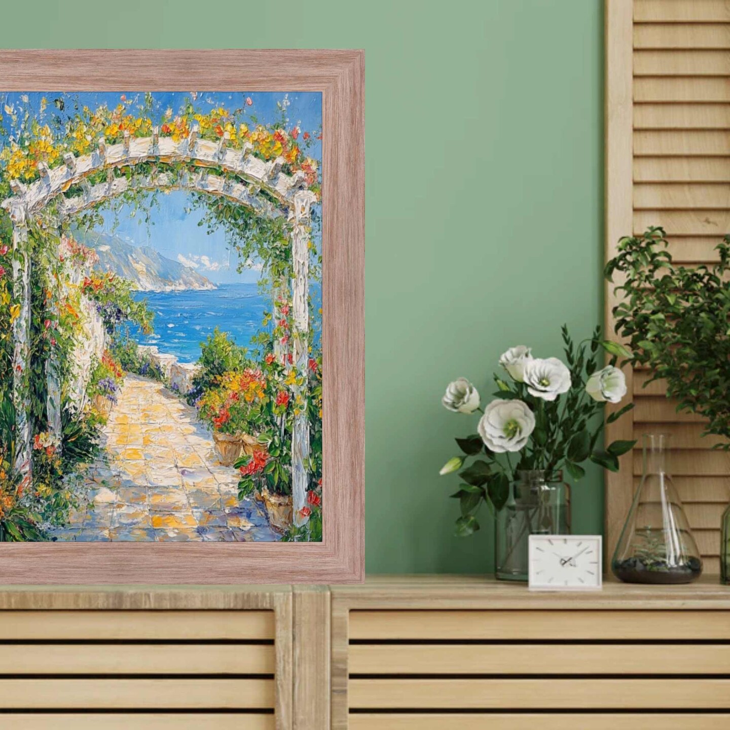 Weathered White Wash Wood Grain Picture Frame 11x17 frame