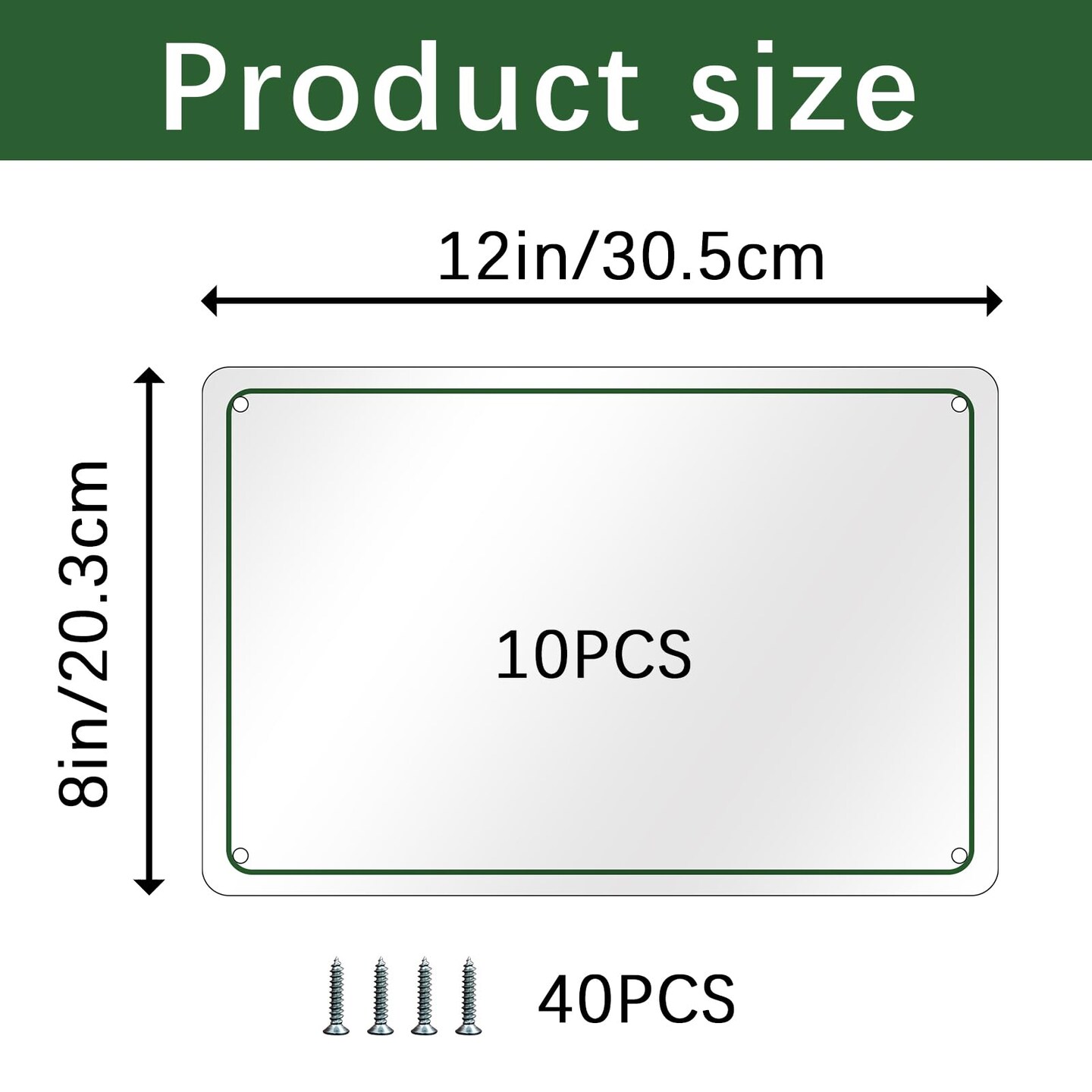 10 pcs sublimation metal sign blanks,8X12 inch sublimation sign blanks Heat Transfer blank metal sign,sublimation yard sign for Sublimation &#x26; Yard Signs