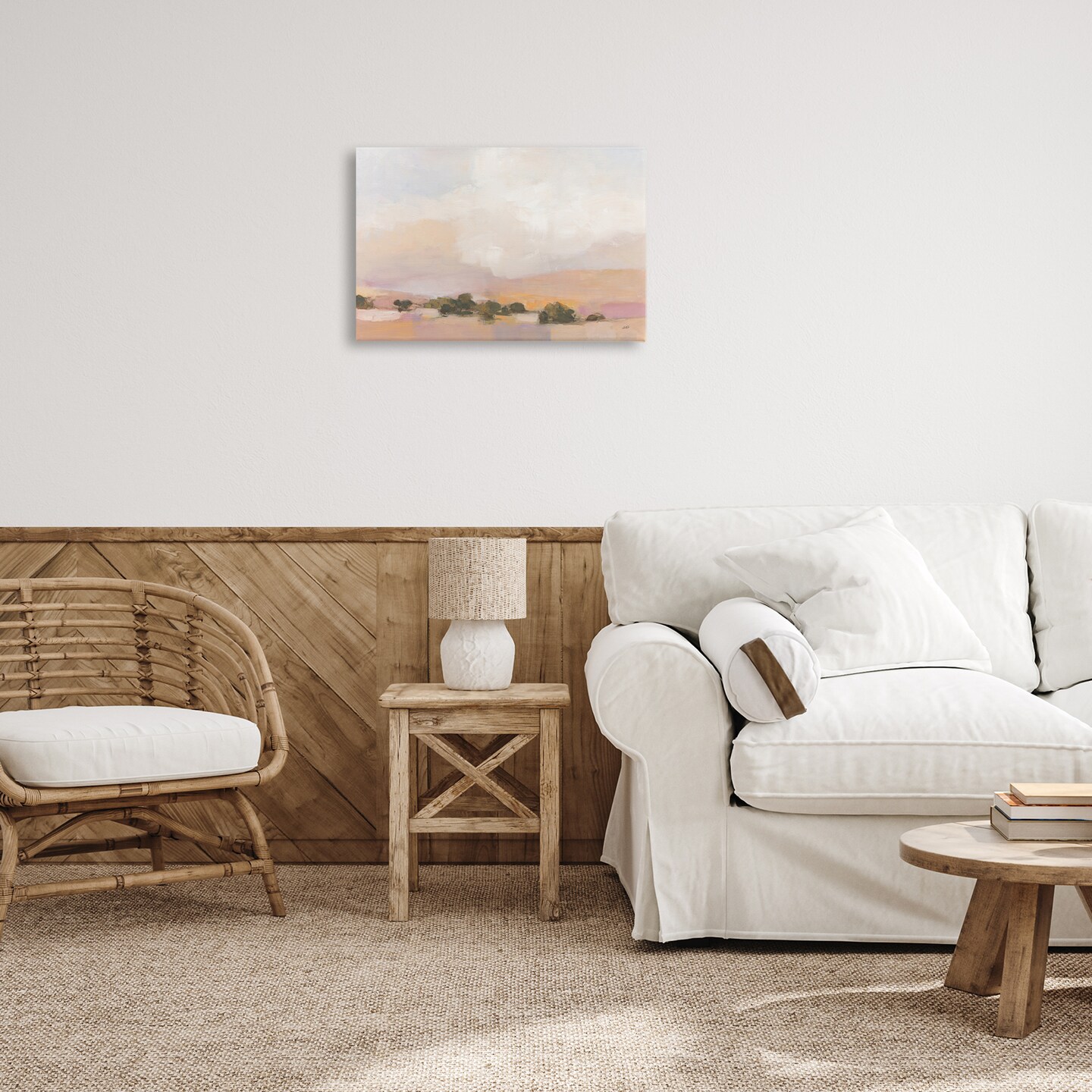 Stupell Industries Desert Landscape Abstract Canvas Wall Art Design by Julia Purinton