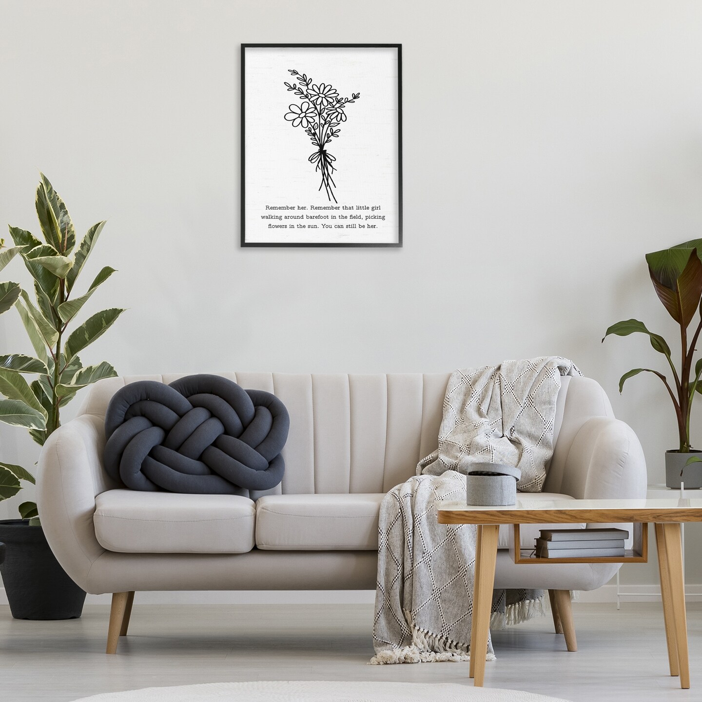 Stupell Industries You Can Still Be Her Framed Giclee Wall Art Design by Lettered and Lined