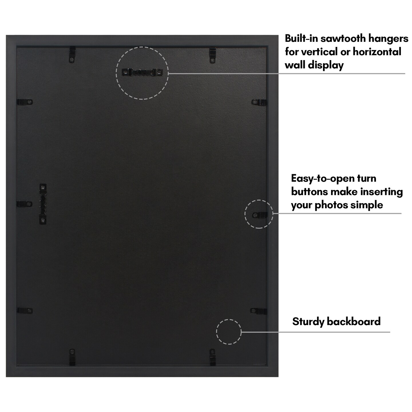 Americanflat Picture Frame with Bamboo Design - Gold Frame with Shatter-Resistant Glass - Use as 5x7 Frame with Mat or 8x10 Frame Without or Use as 8x10 Frame with Mat or 11x14 Frame Without - Faux Bamboo Photo Frame for Tabletop or Wall Display