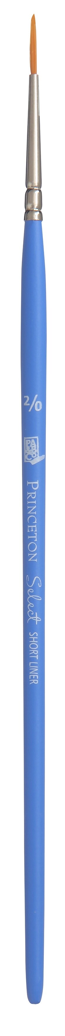Princeton Select Synthetic Short Handle Brush -Short Liner Size 2/0