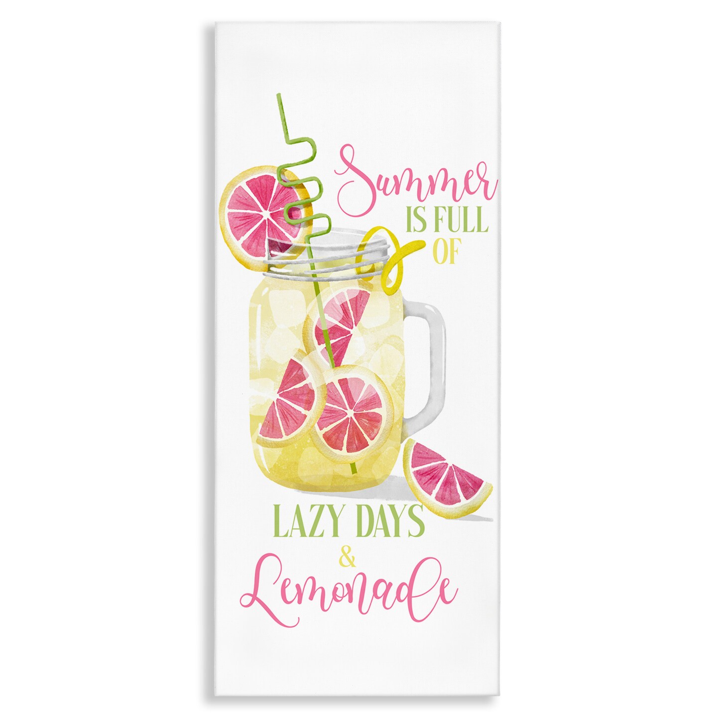 Stupell Industries Fun Summer Lemonade Canvas Wall Art Design by Deane Beesley