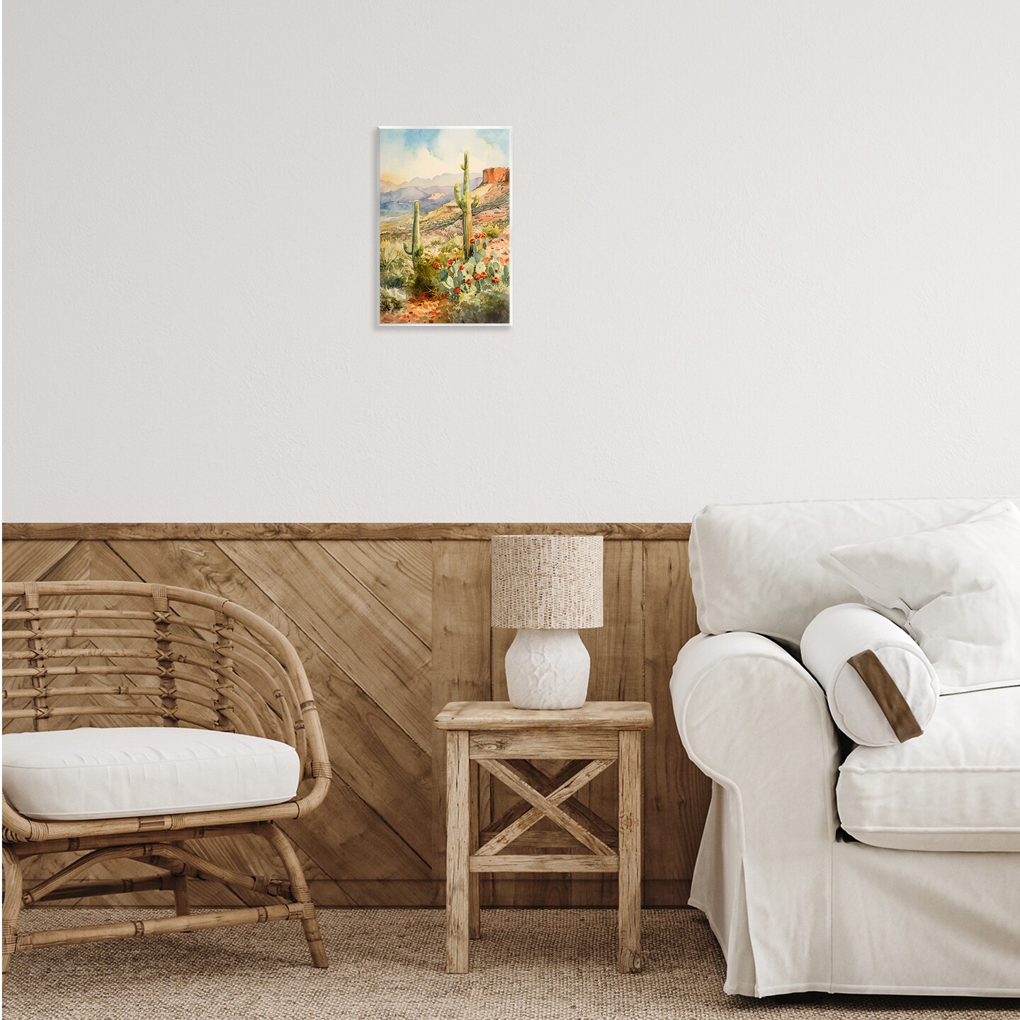 Stupell Industries Standing Tall Cacti Nature Wall Plaque Art Design by LSR Design Studio