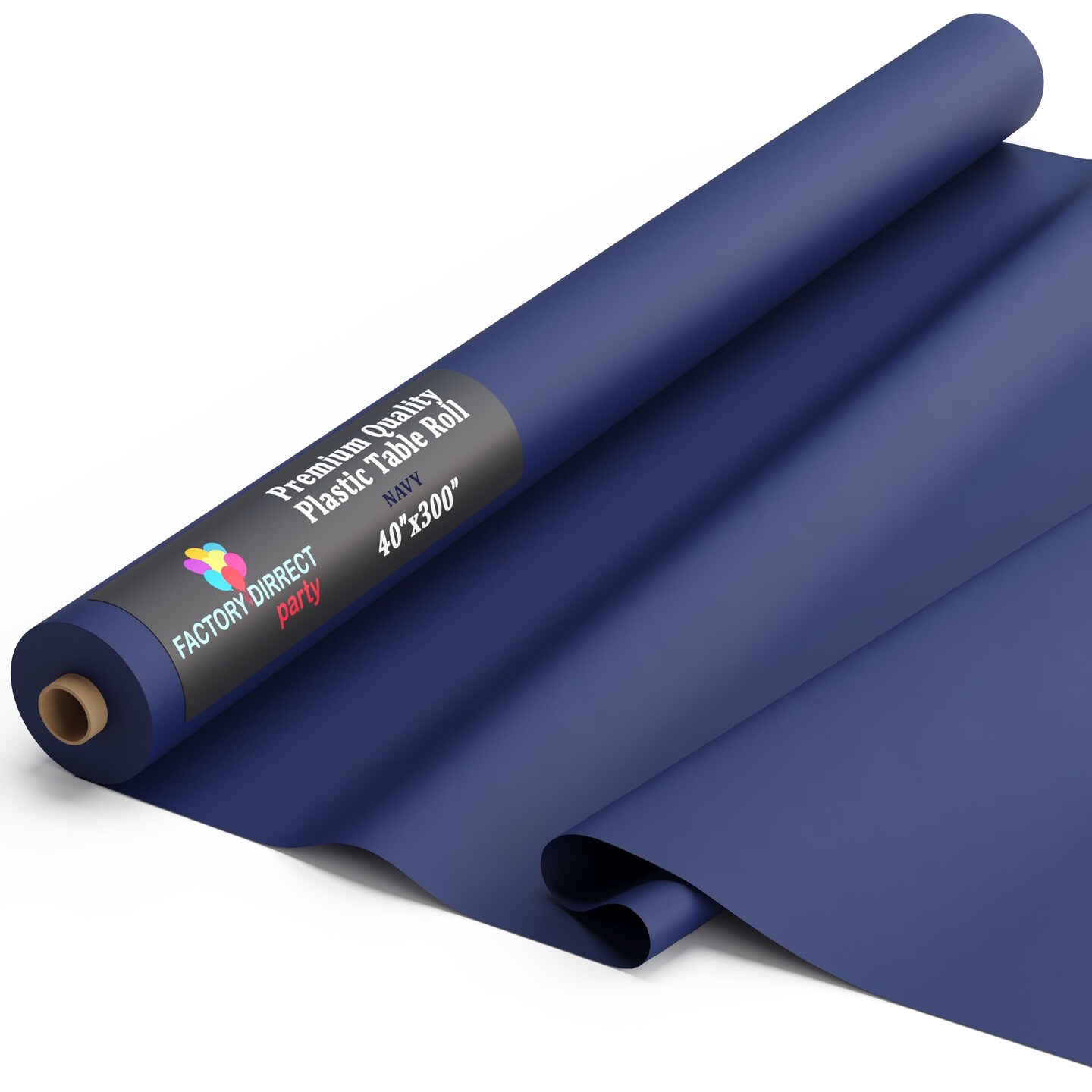 Exquisite Plastic Table Cover Roll – 40" x 300' Disposable Tablecloth Roll – Premium Thick 0.5 MIL Plastic Banquet Roll – Party Table Cover Roll for Events & Catering