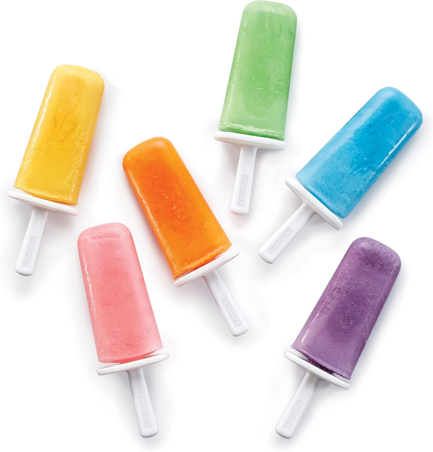 Mod Pops, 6 Classic Popsicle Molds in One Compact Tray With Sticks and Drip Guards, Easy-Release, BPA-free