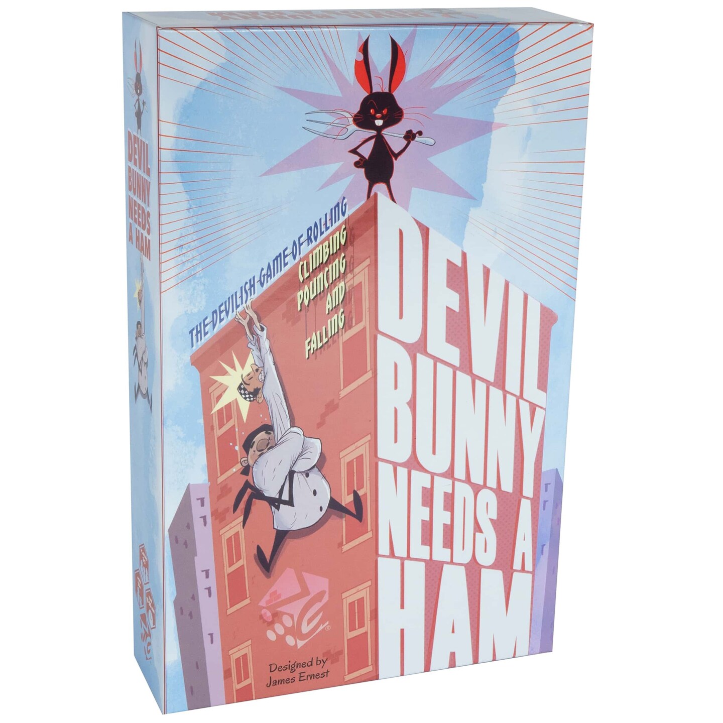 Devil Bunny Needs A Ham - Greater Than Games, Adventurous Race To The Top Of The Skyscraper Board Game, Ages 14+