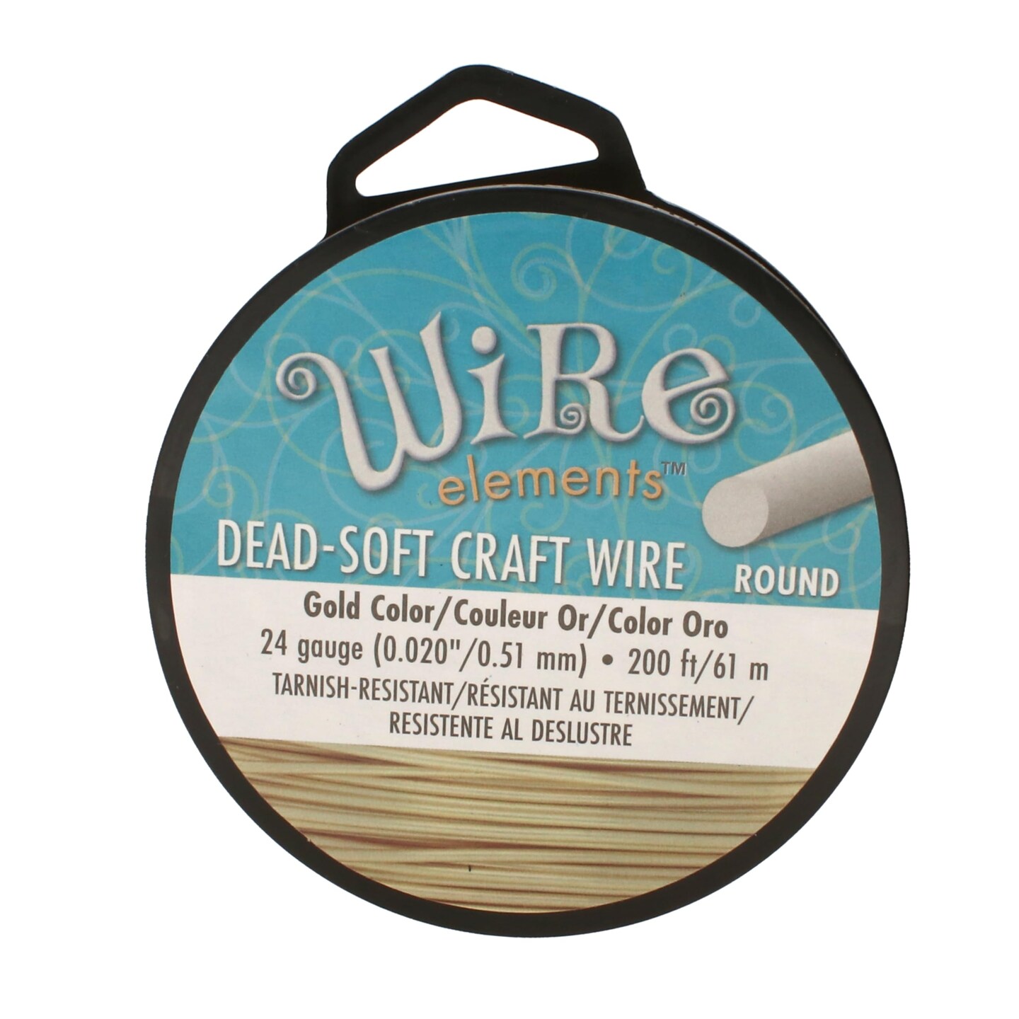 The Beadsmith Wire Elements Craft Wire – Tarnish Resistant, Soft Temper, Round