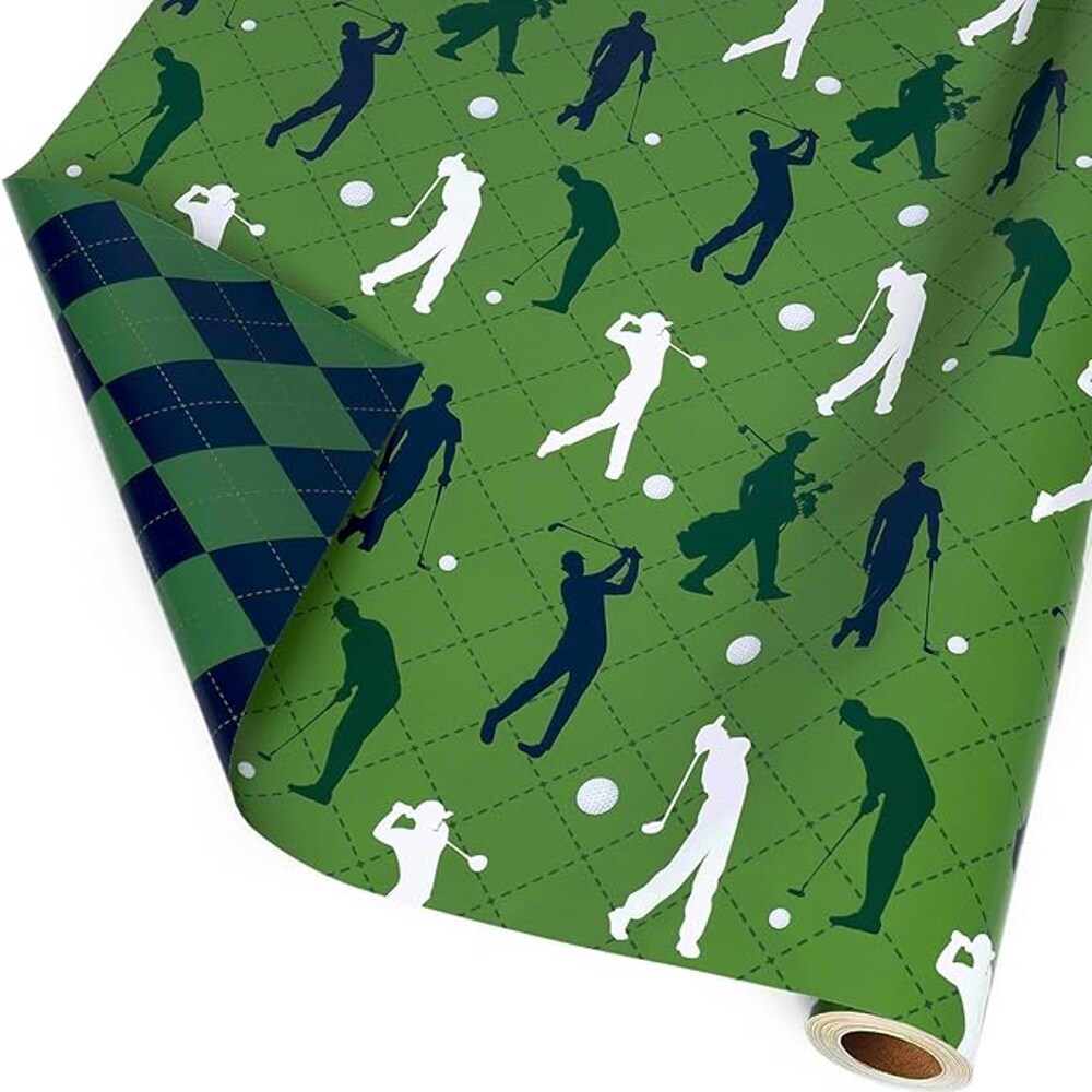LaRibbons 17" X 33' Reversible Wrapping Paper | Mothers Day & Fathers Day