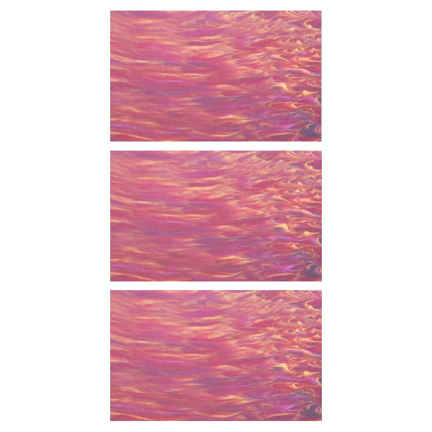 WaterColor Acrylic 2.6mm (1/8th Inch), 12x19 inch | CO2 Laser & CO2 Glowforge Ready, Special Pattern Cast Acrylics, Craft Closet Brand