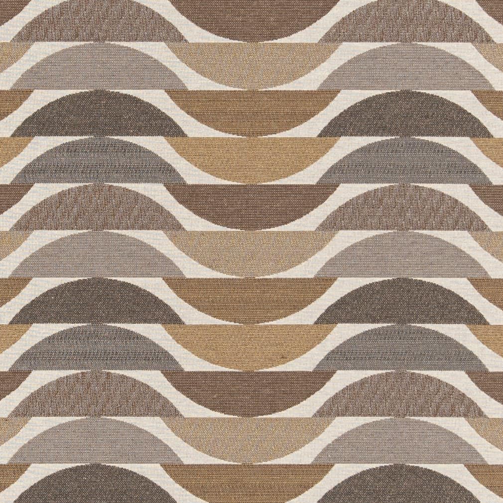 Natural Made in America Abstract Woven Pattern Upholstery Fabric by The Yard - SKU: Mayer Driftwood