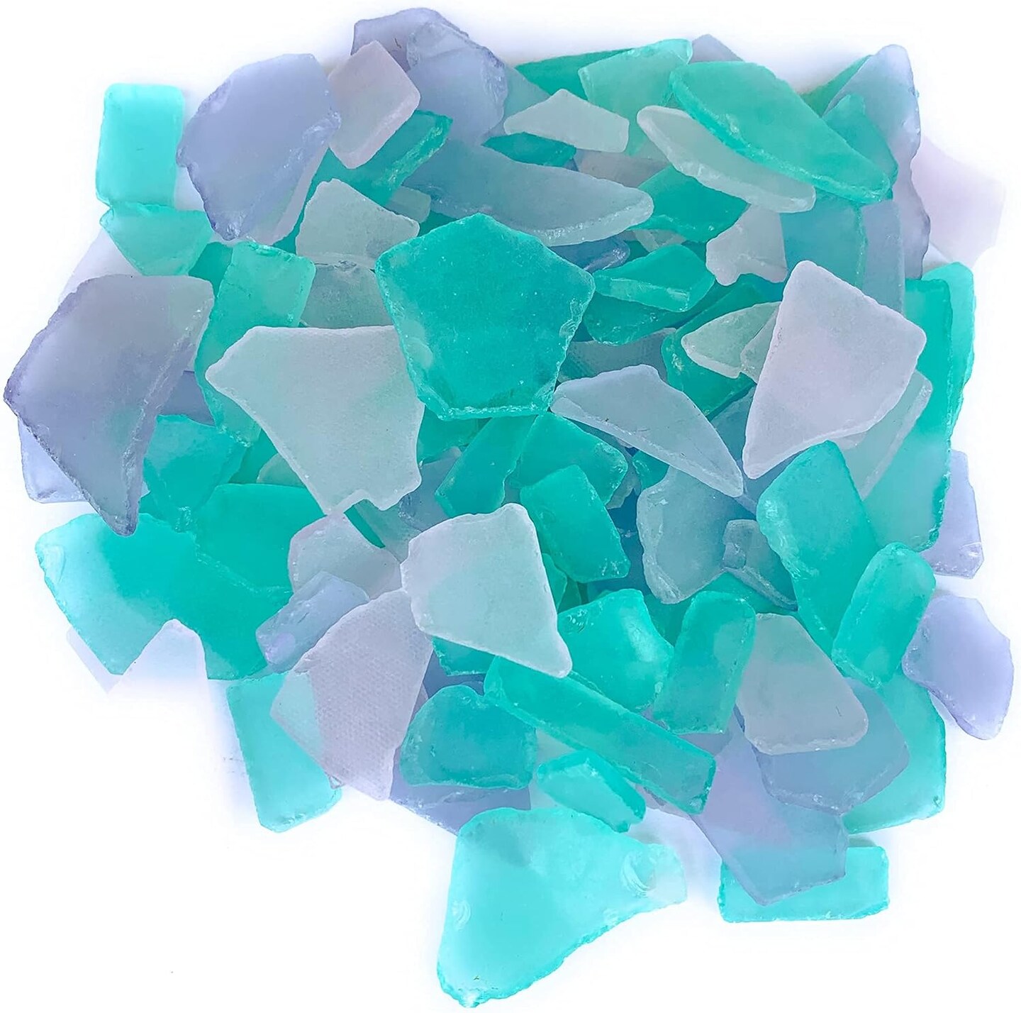 Sea Glass for Crafts – 11oz Sea Glass Decor, Tumbled Seaglass, Beachglass Decor, Nautical Vase Fillers, Coastal Art Supplies