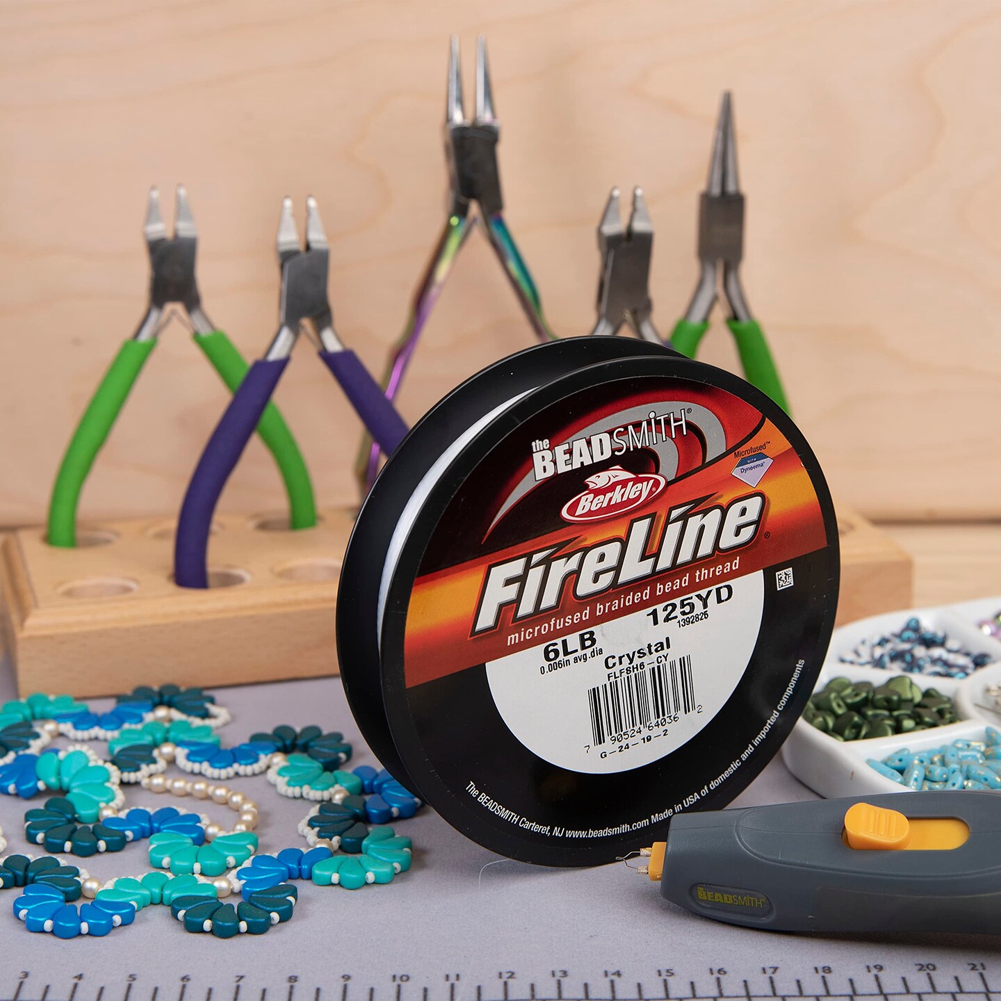 The Beadsmith Fireline by Berkley – Micro-Fused Braided Thread