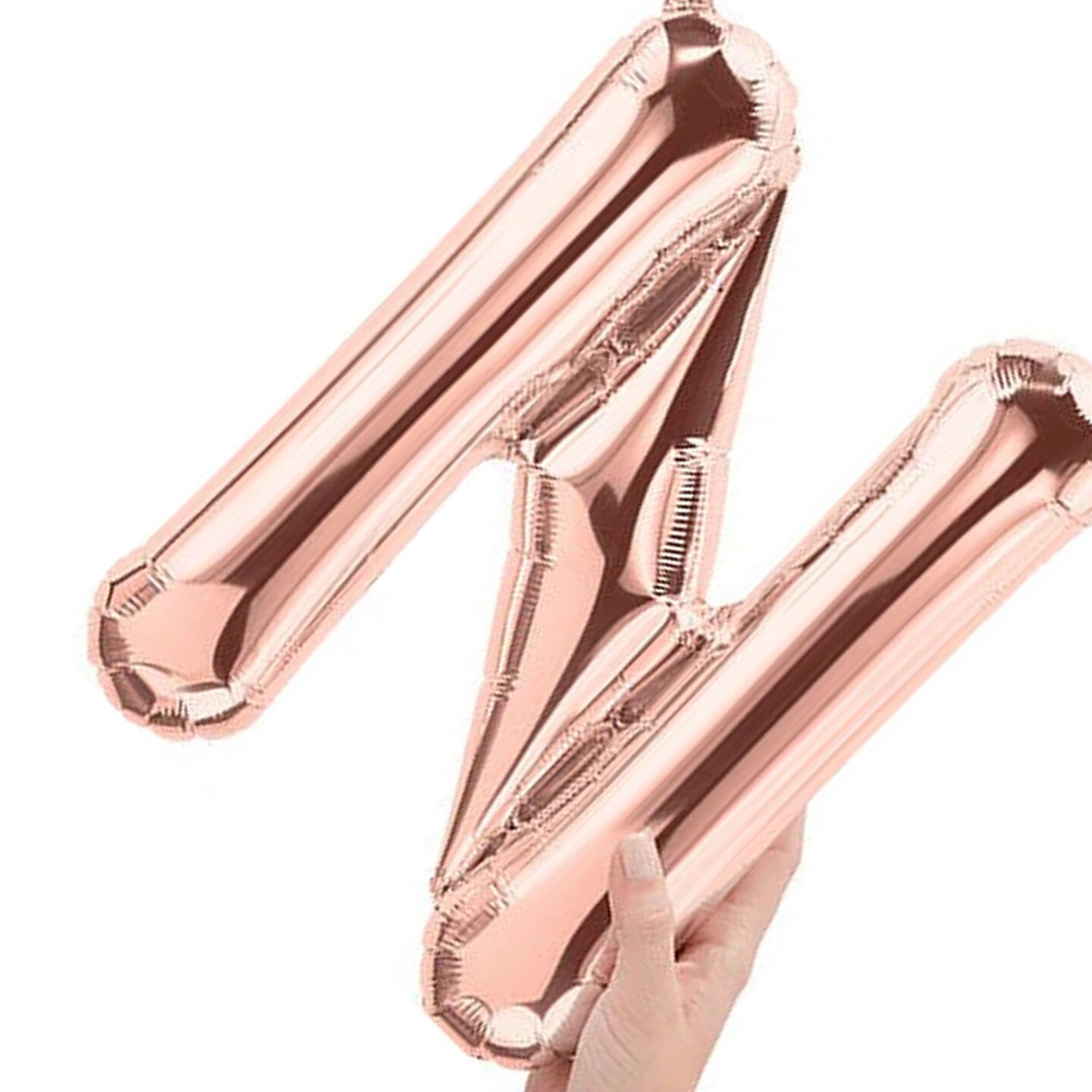 NorthStar Balloons&#xAE; 16 Inch Letter N Rose Gold Air Fill Only