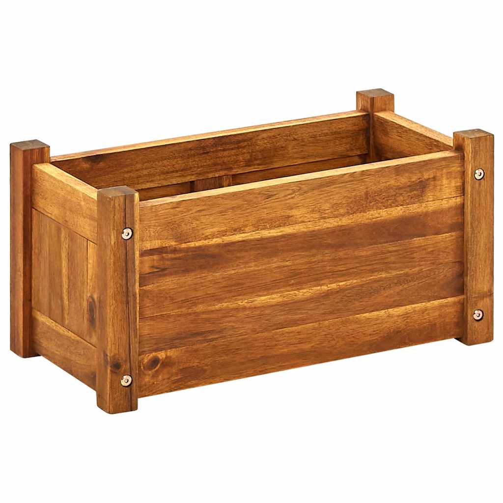 vidaXL Garden Raised Bed Acacia Wood 19.7&#x22;x9.8&#x22;x9.8&#x22;