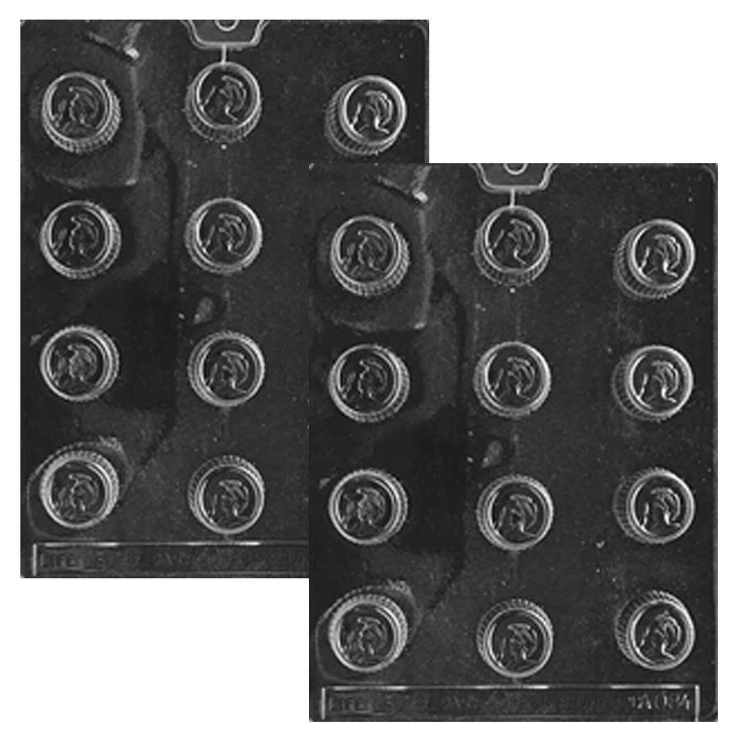 Trojan Round Chocolate Mold